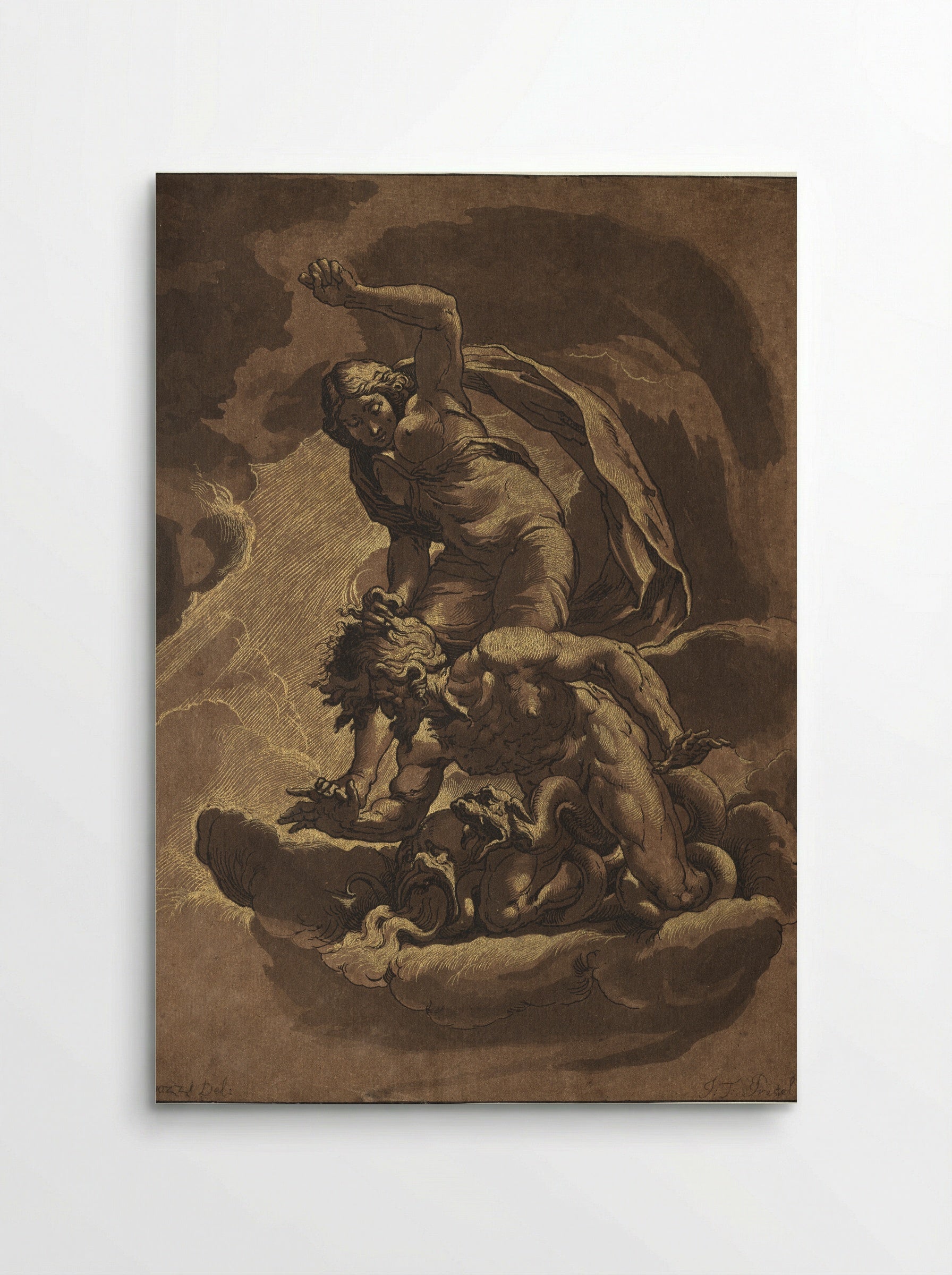 The Triumph of Truth over Envy, Plate 24 - Maria Catharina Prestel - Poster