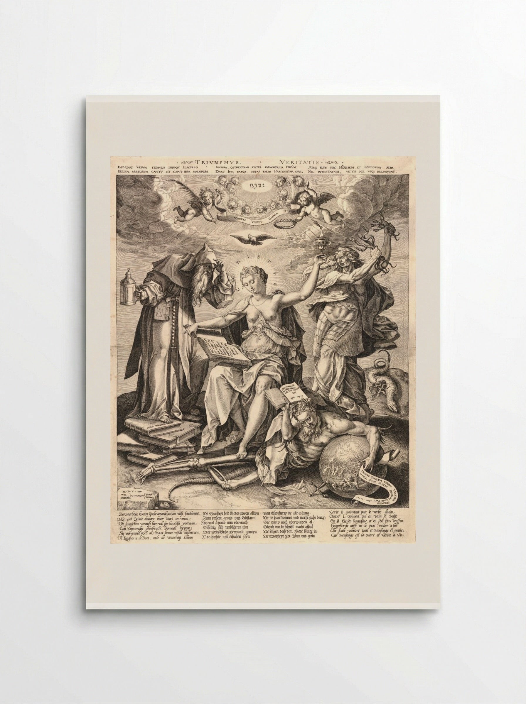 The Triumph of Truth - Johannes Wierix - Poster