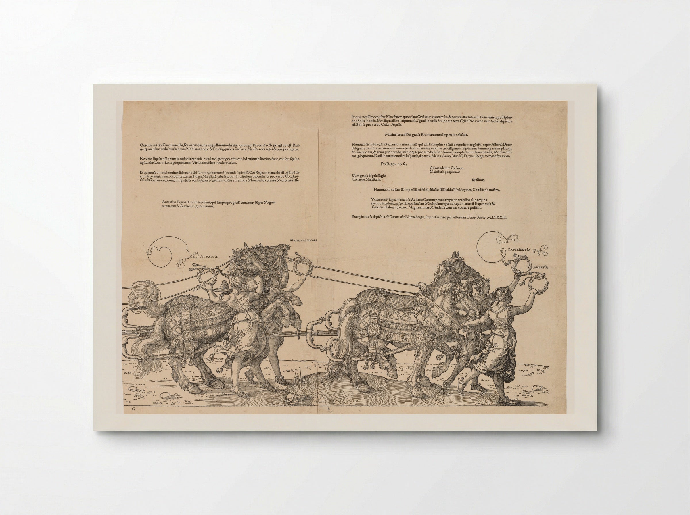 The Triumphal Chariot of Maximilian I - Albrecht Dürer - Poster