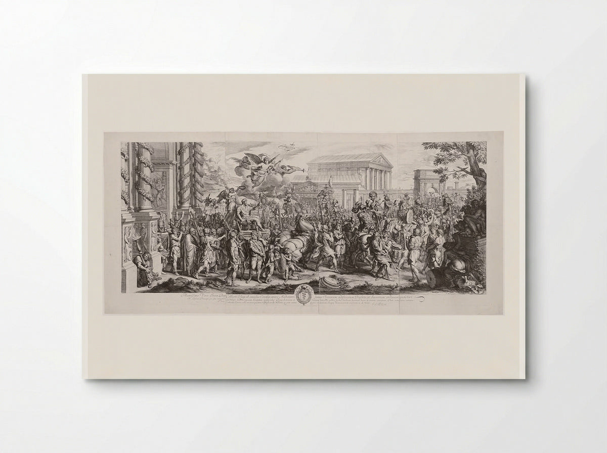 The Triumphal Entry of Constantine into Rome - Gérard Audran - Poster