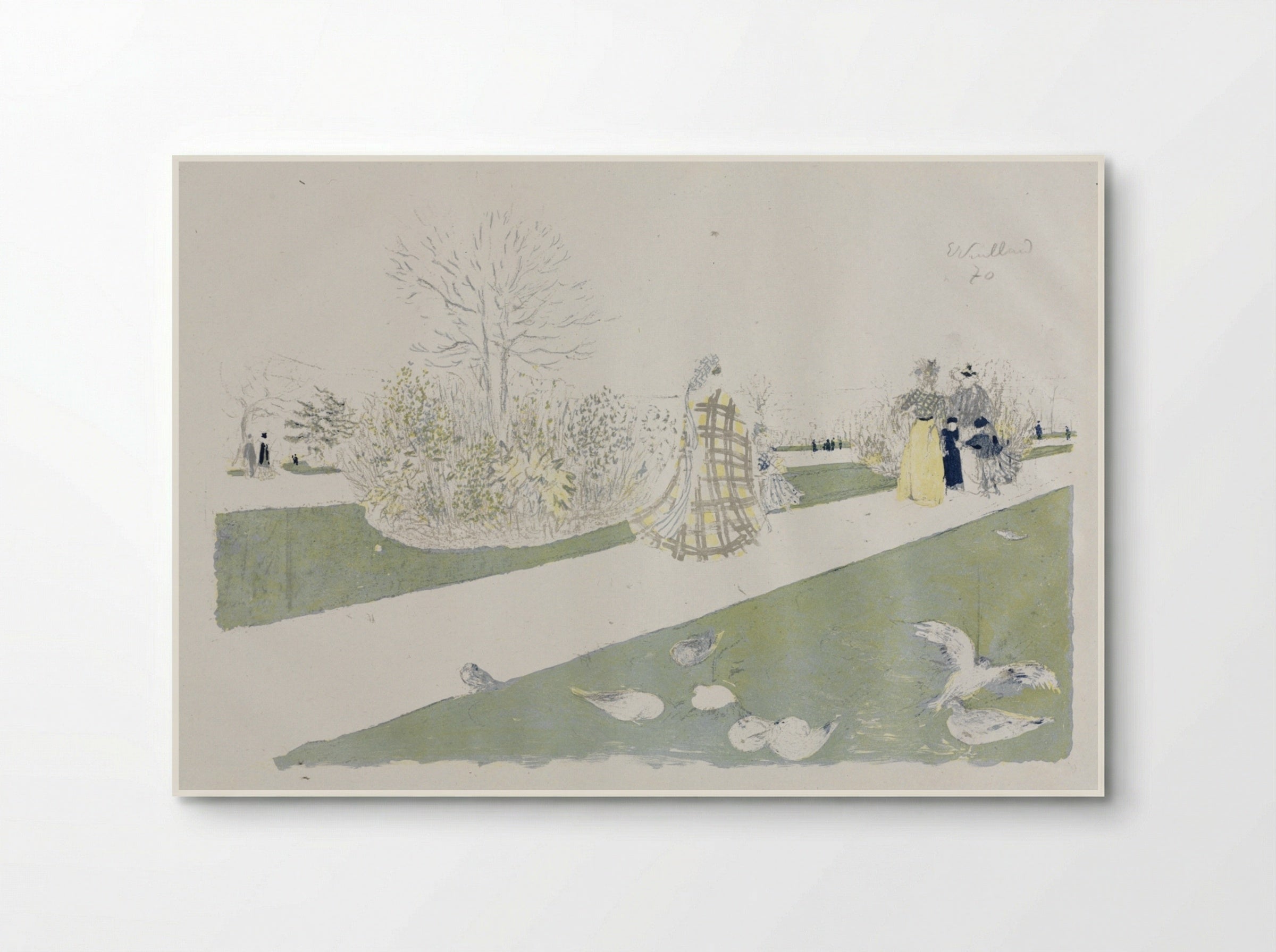 The Tuileries Garden - Édouard Vuillard - Poster