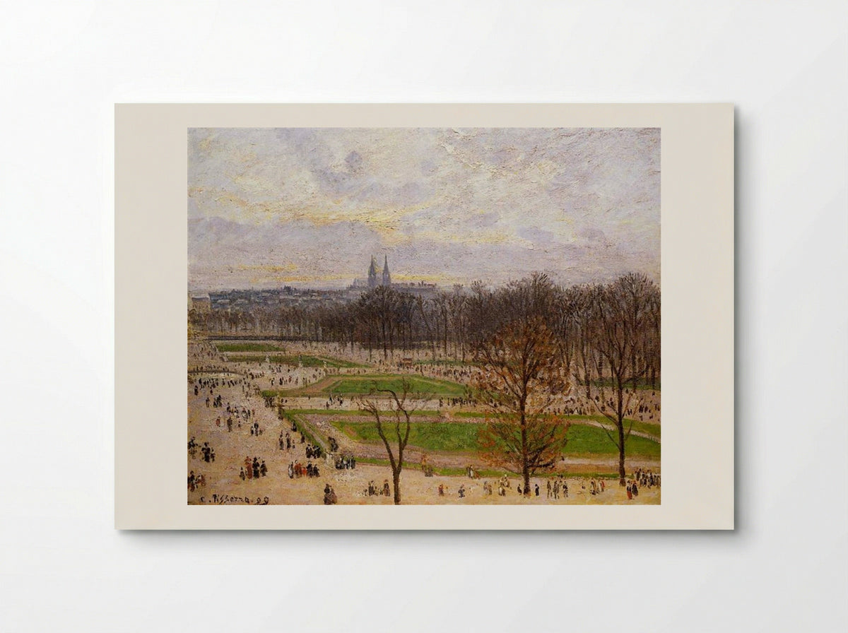 The Tuileries Gardens, Winter Afternoon - Camille Pissarro - Poster