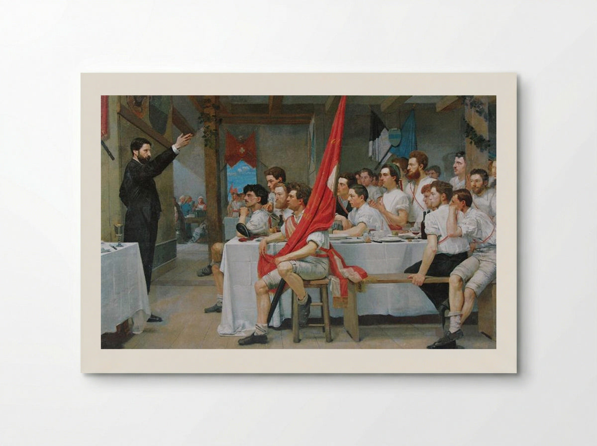 The Turner Banquet - Ferdinand Hodler - Poster