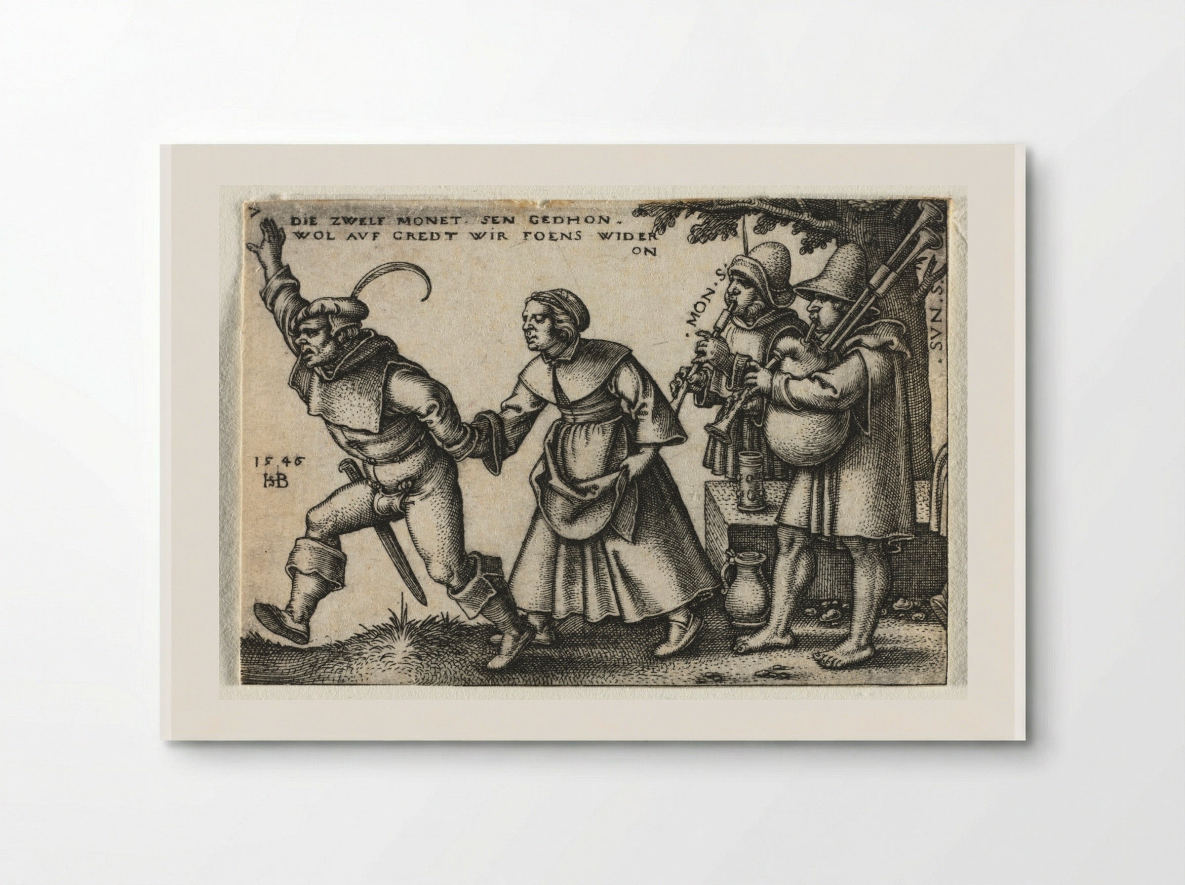 The Twelve Months: July (No. 7) - Hans Sebald Beham - Poster