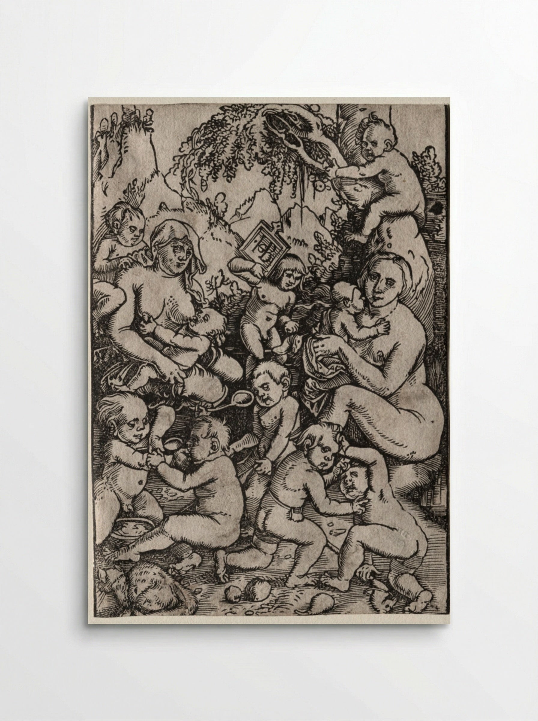 The Two Mothers - Hans Baldung - Poster