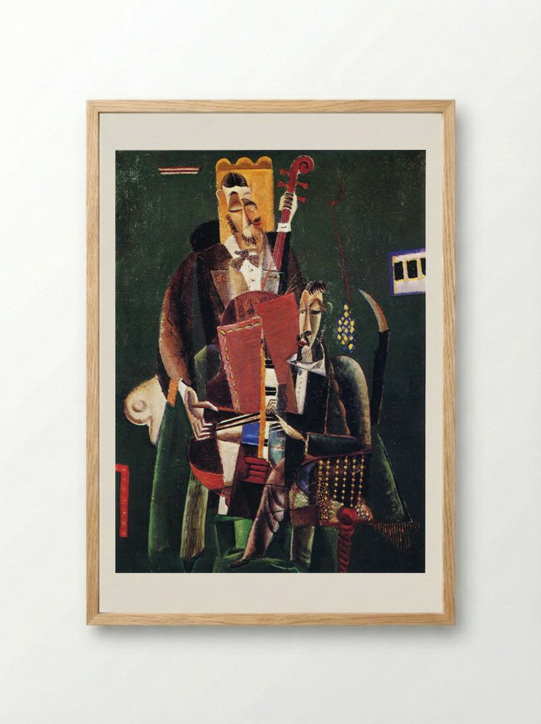 The Two Musicians - Max Weber - Framed Print Wood