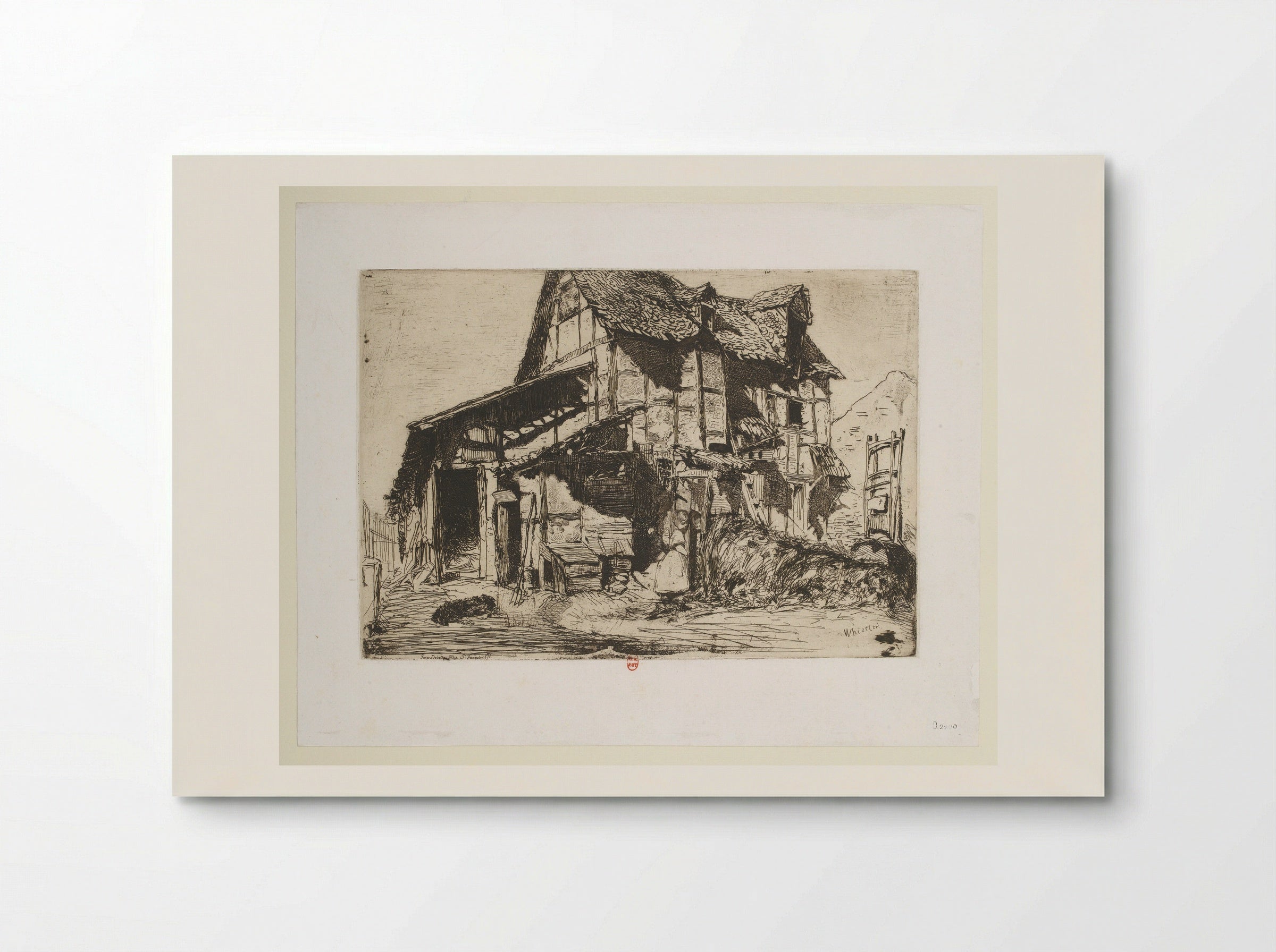 The Unsafe Tenement - James Abbott McNeill Whistler - Poster
