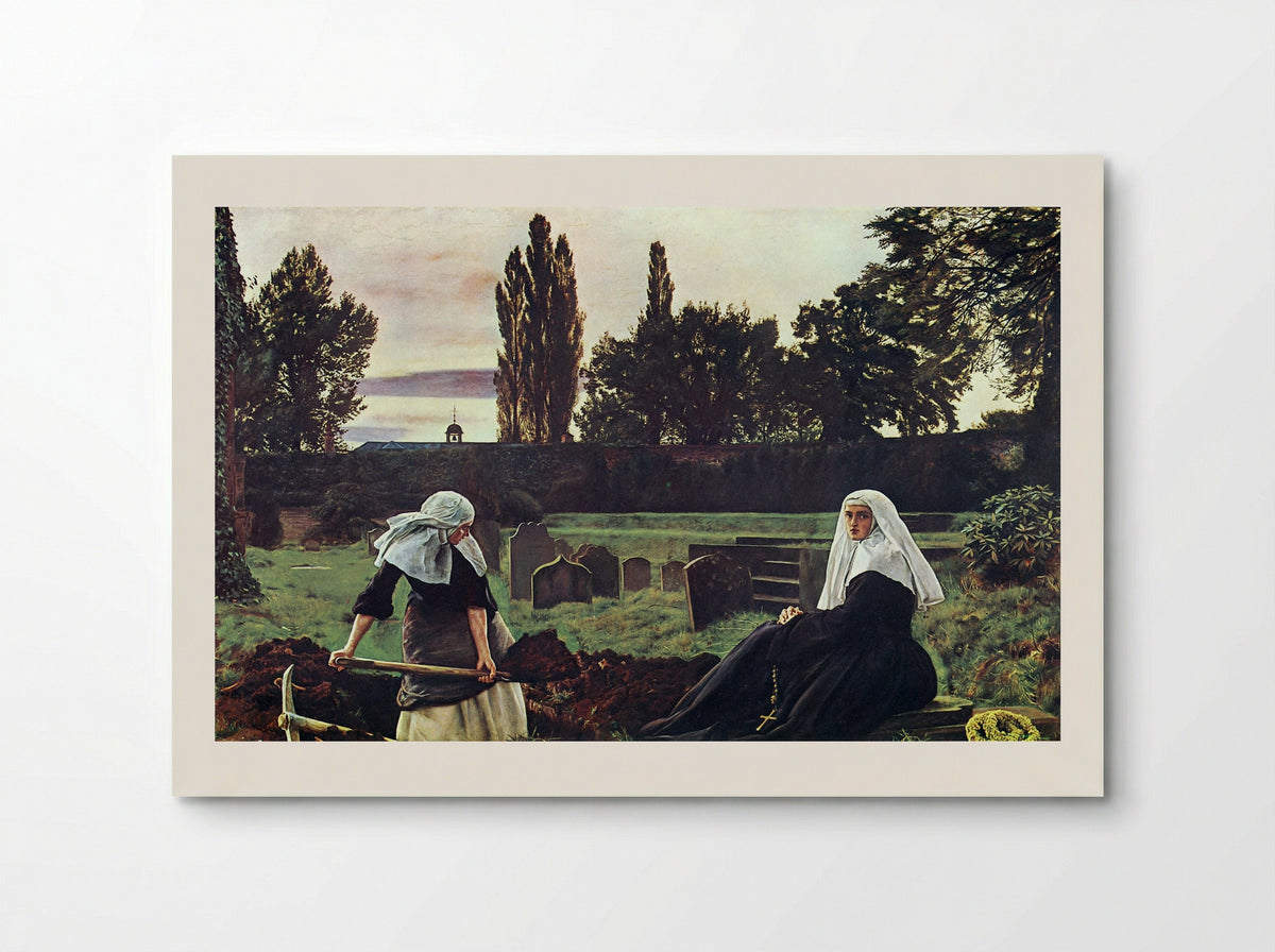 The Vale of Rest - John Everett Millais - Poster