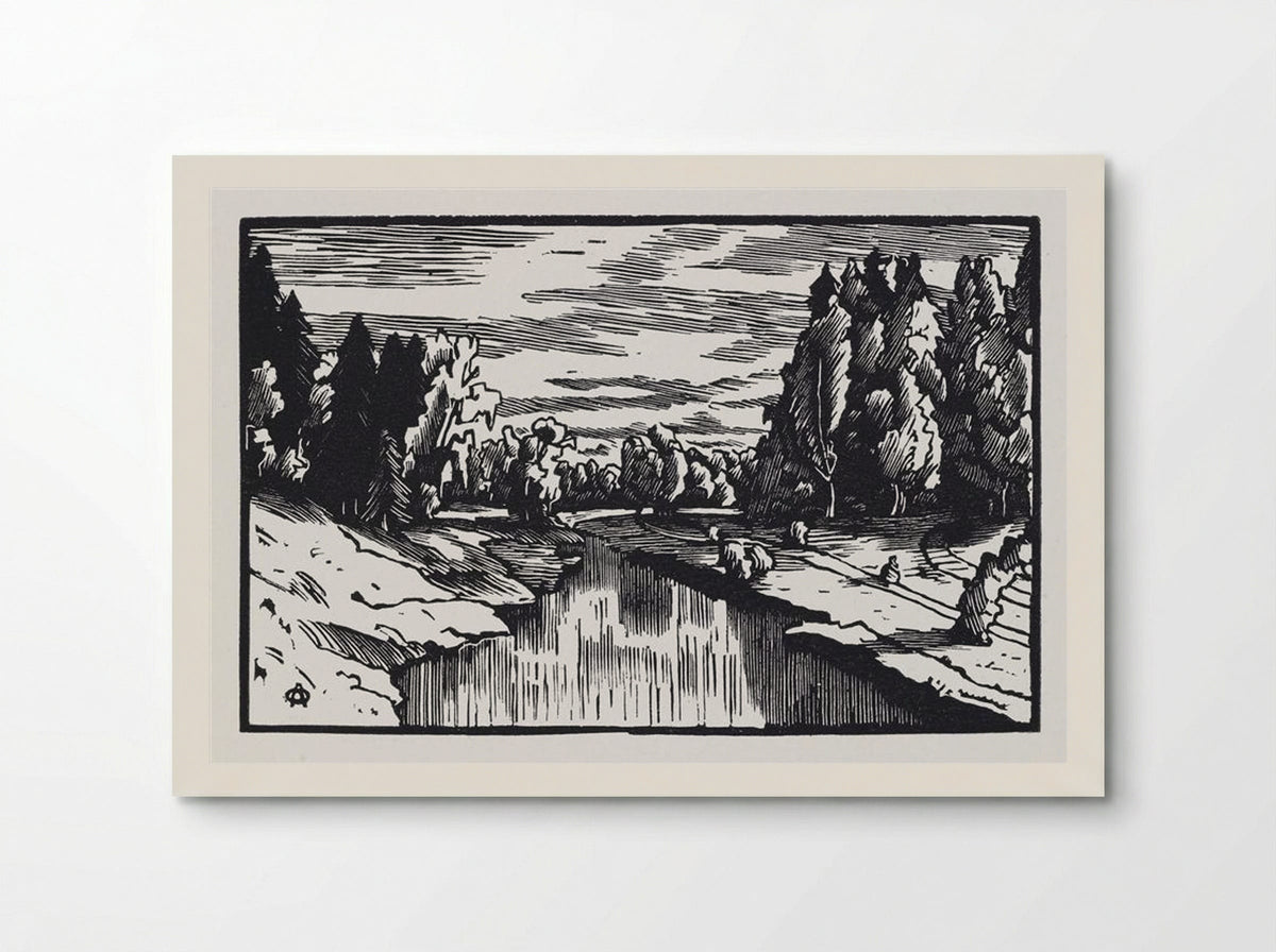 The Valley of the River Slavyanka - Anna Ostroumova-Lebedeva - Poster