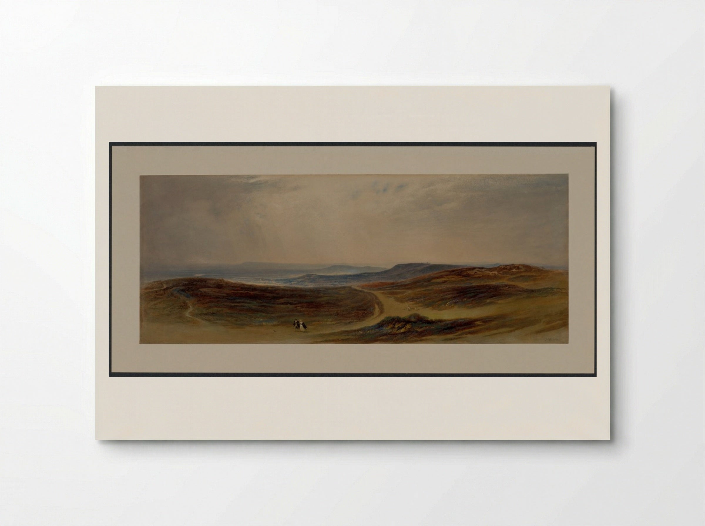 The Valley of the Tyne, My Native Country near Henshaw - John Martin - Poster