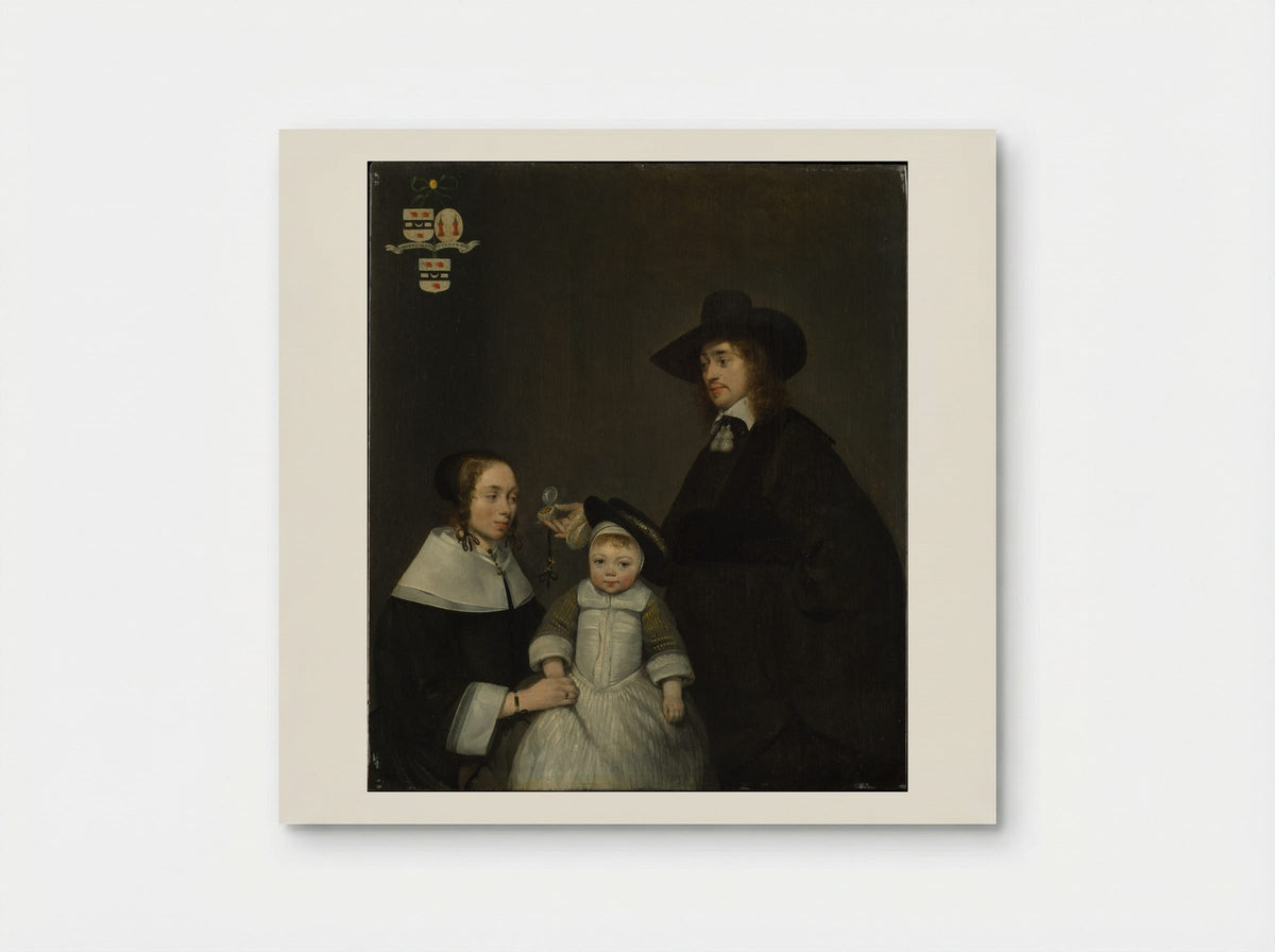 The Van Moerkerken Family - Gerard ter Borch the Younger - Poster