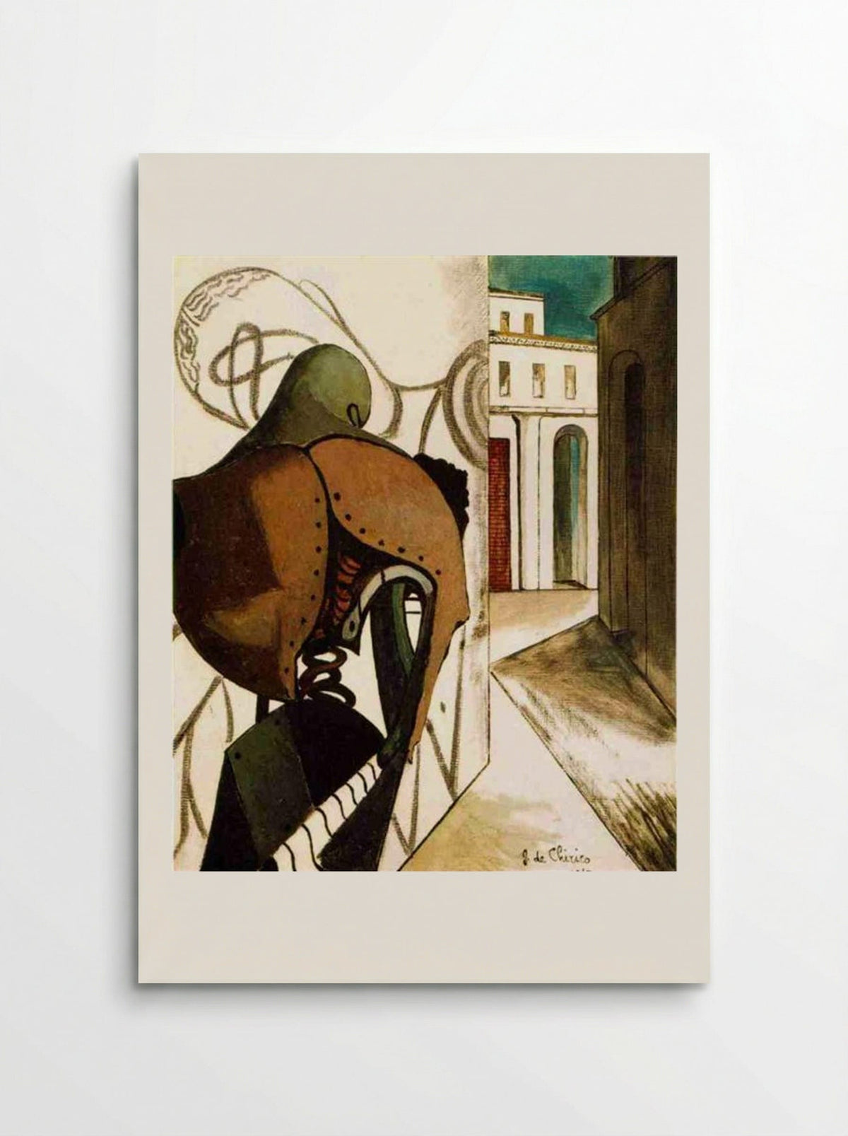 The Vexations of the Thinker - Giorgio de Chirico - Poster