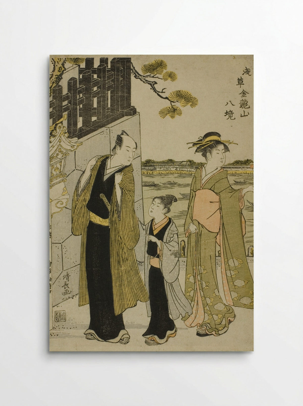 The View from Komagata Hall - Torii Kiyonaga - Poster