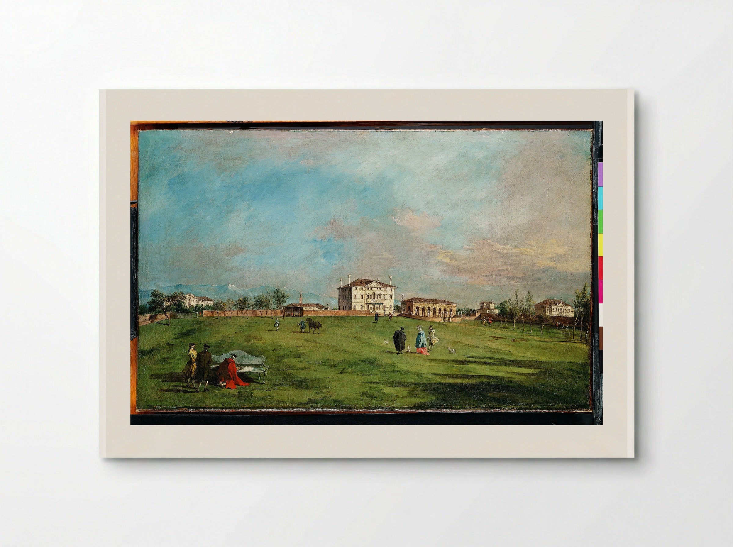 The Villa Loredan, Paese - Francesco Guardi - Poster