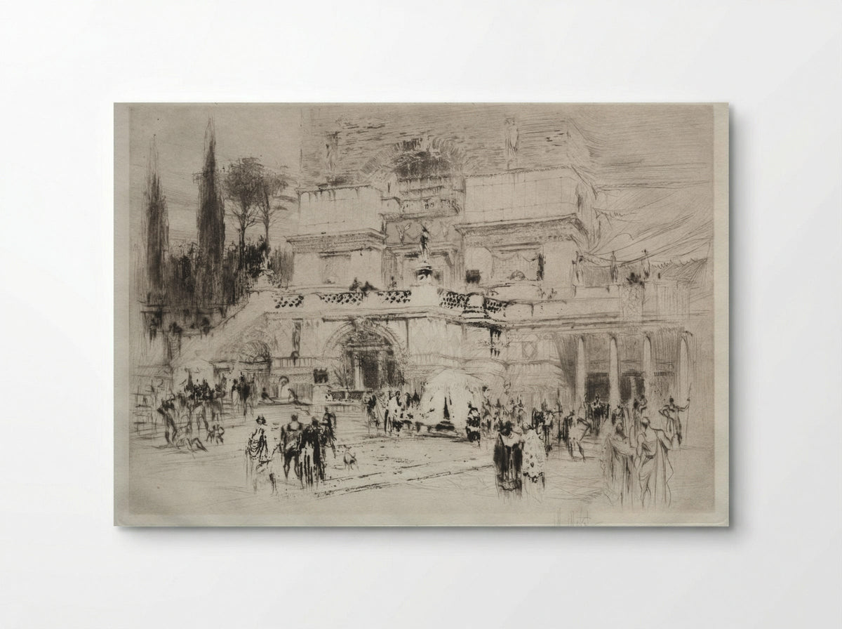 The Villa Quintillii - William Walcot - Poster