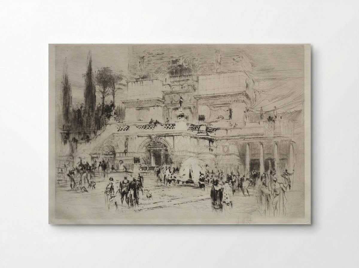The Villa Quintillii - William Walcot - Poster
