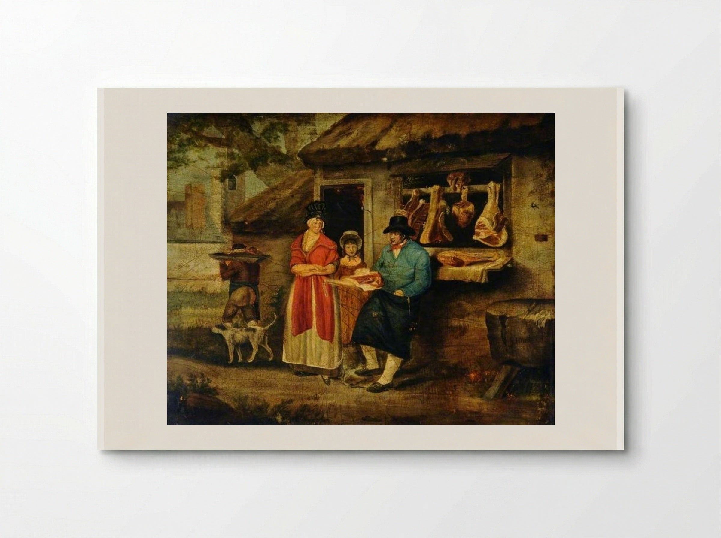 The Village Butcher - George Morland - Poster