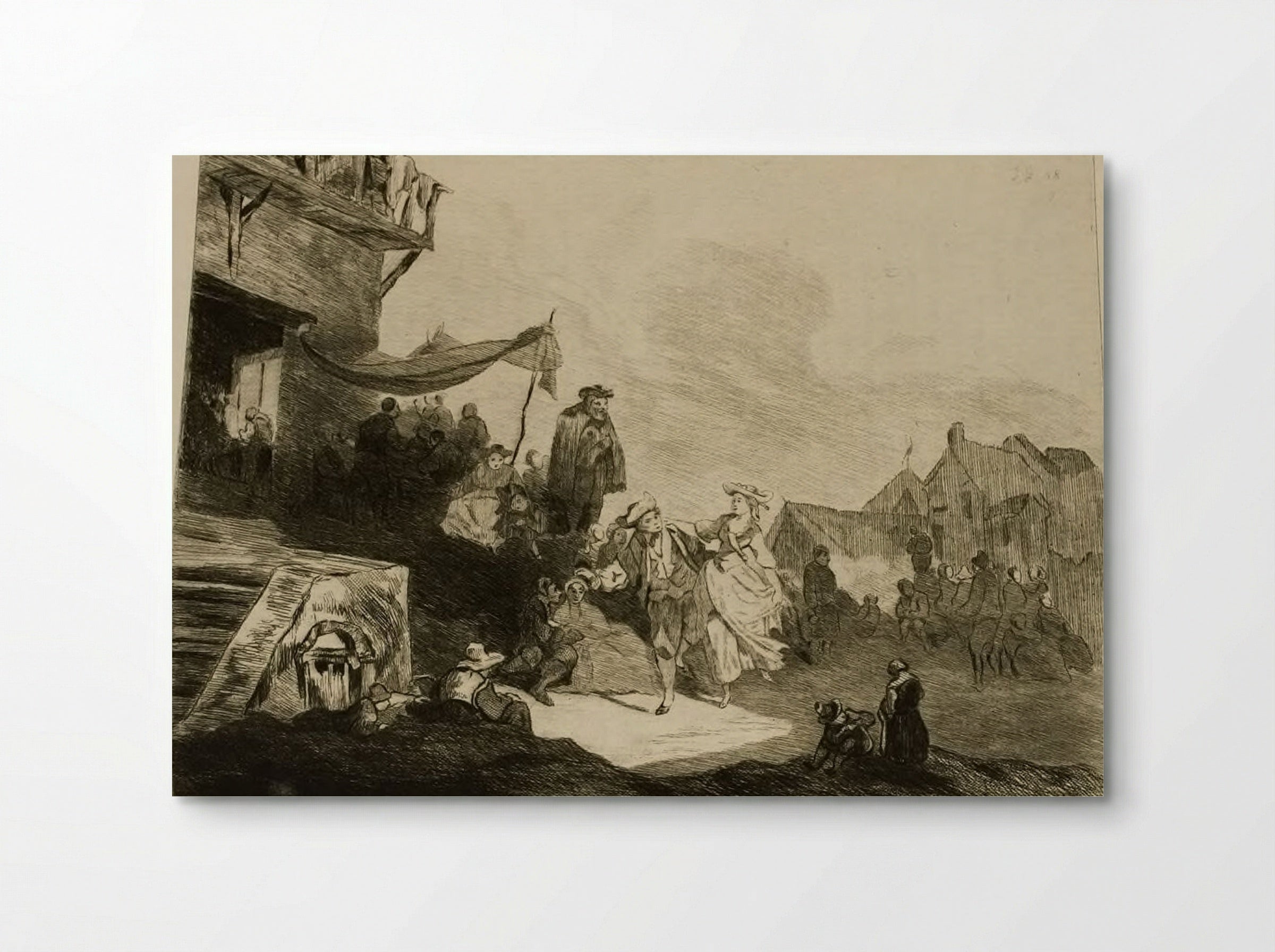 The Village Festival - Jules de Goncourt - Poster