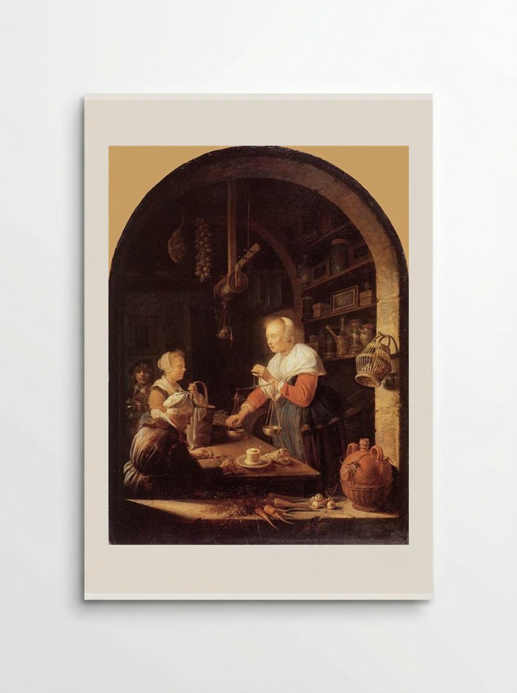 The Village Grocer - Gerrit Dou - Poster