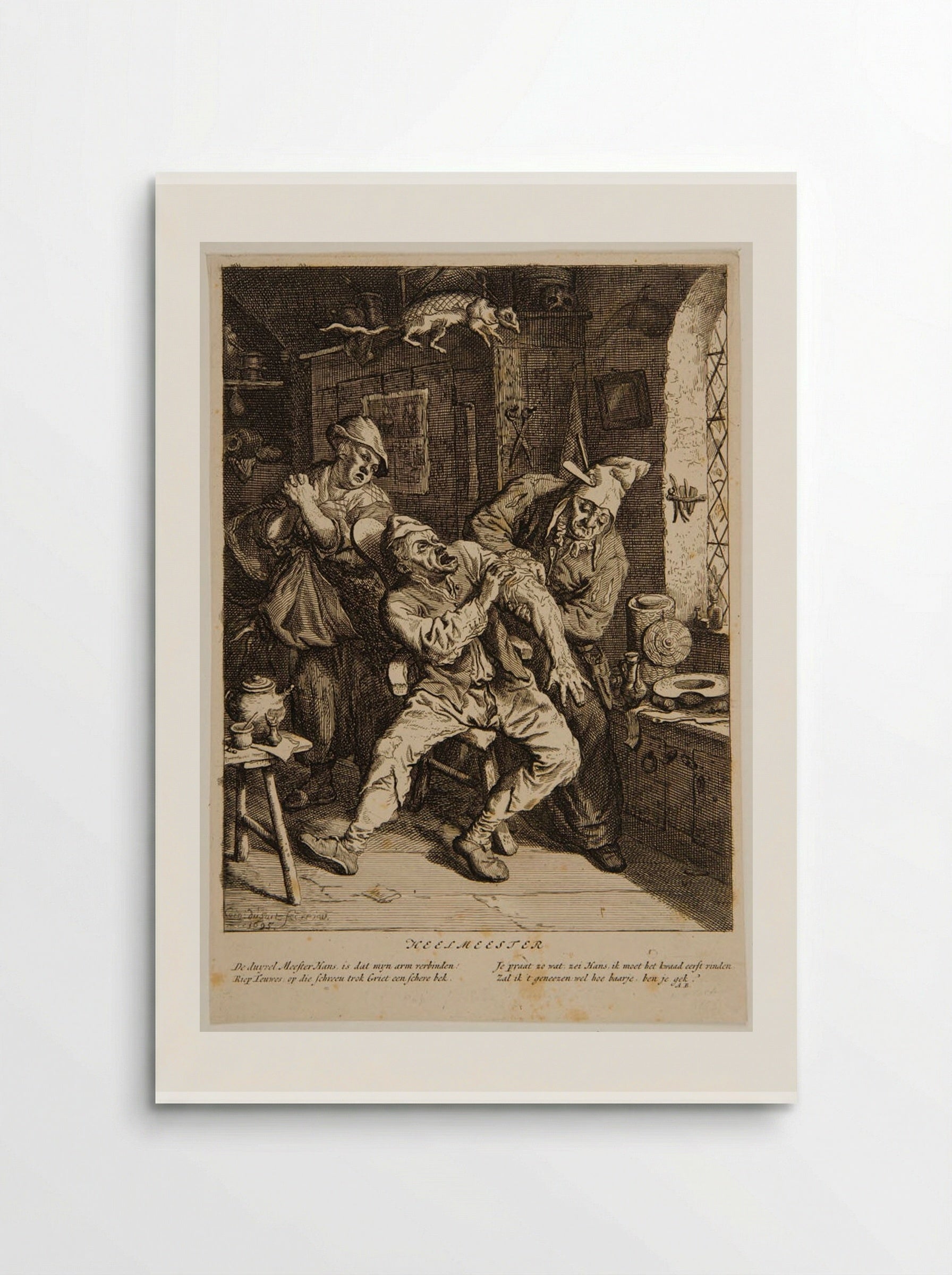 The Village Surgeon - Cornelis Dusart - Poster