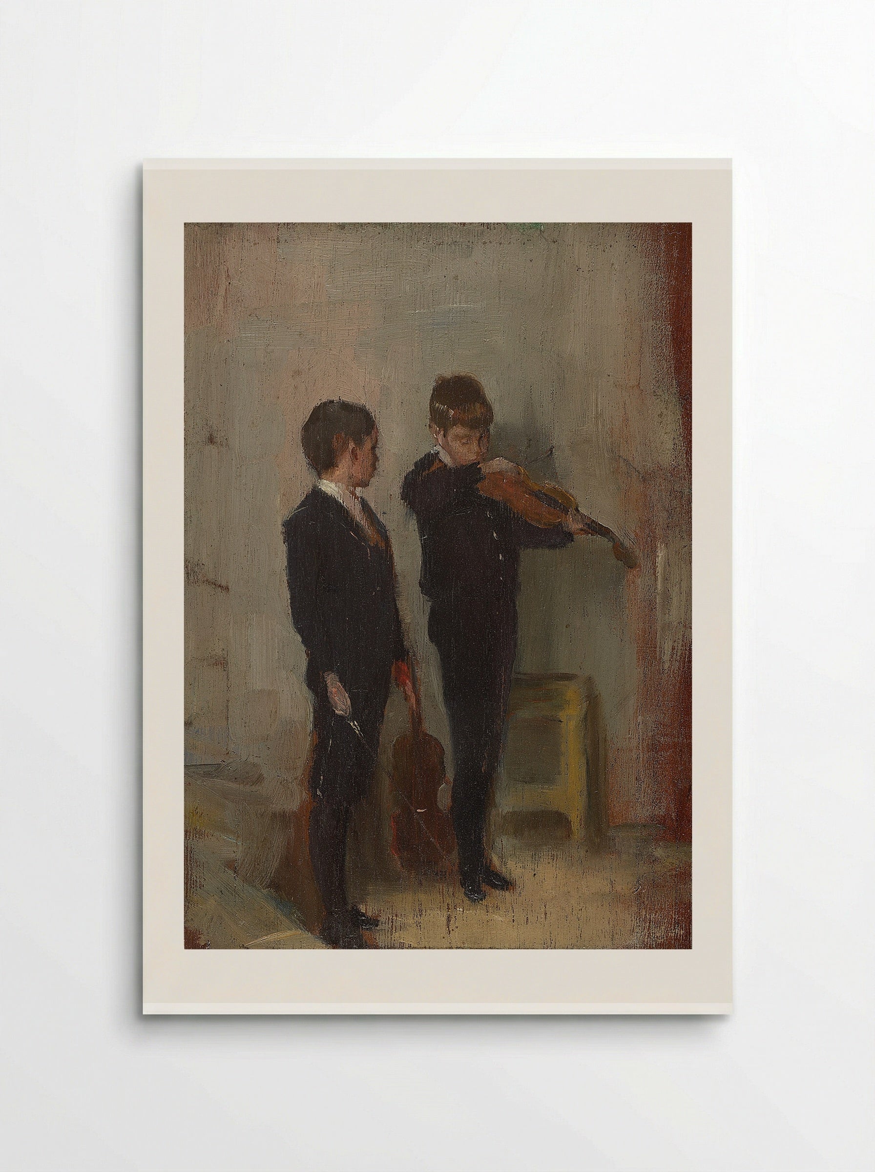The Violin Lesson - Tom Roberts - Poster