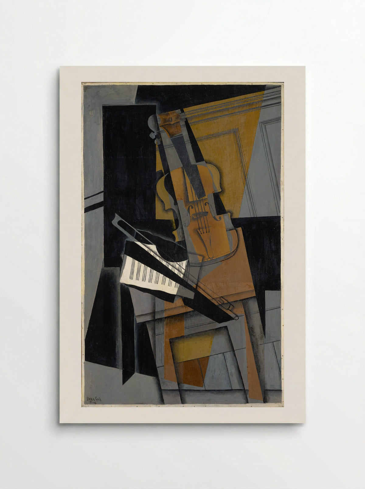 The Violin - Juan Gris - Poster