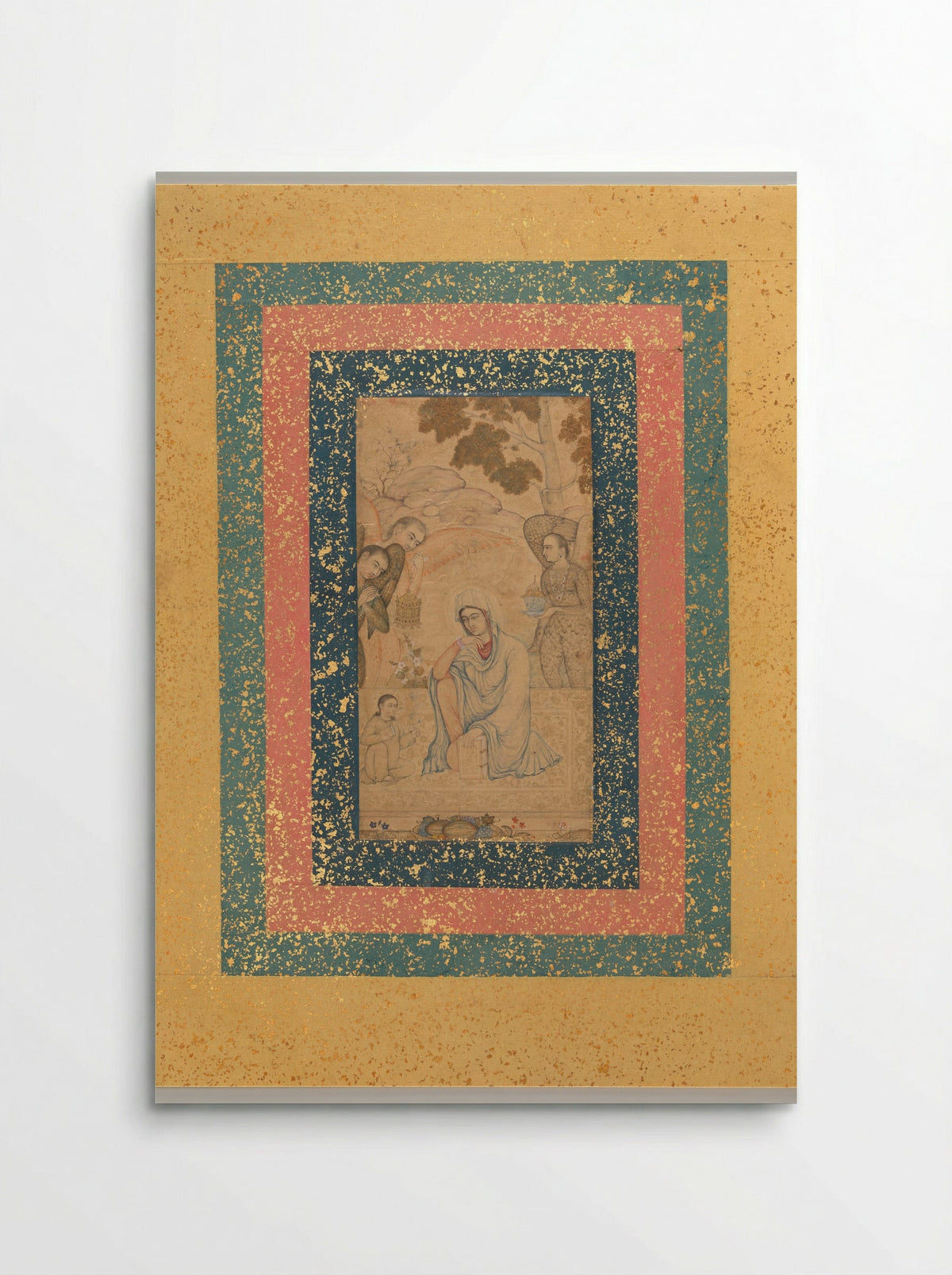 The Virgin and Child Attended by Angels - Manohar - Poster