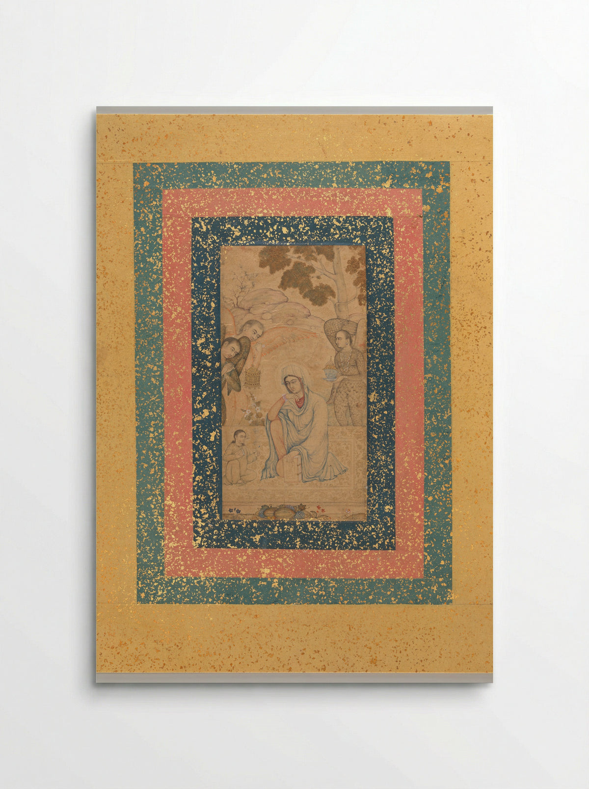 The Virgin and Child Attended by Angels - Manohar - Poster
