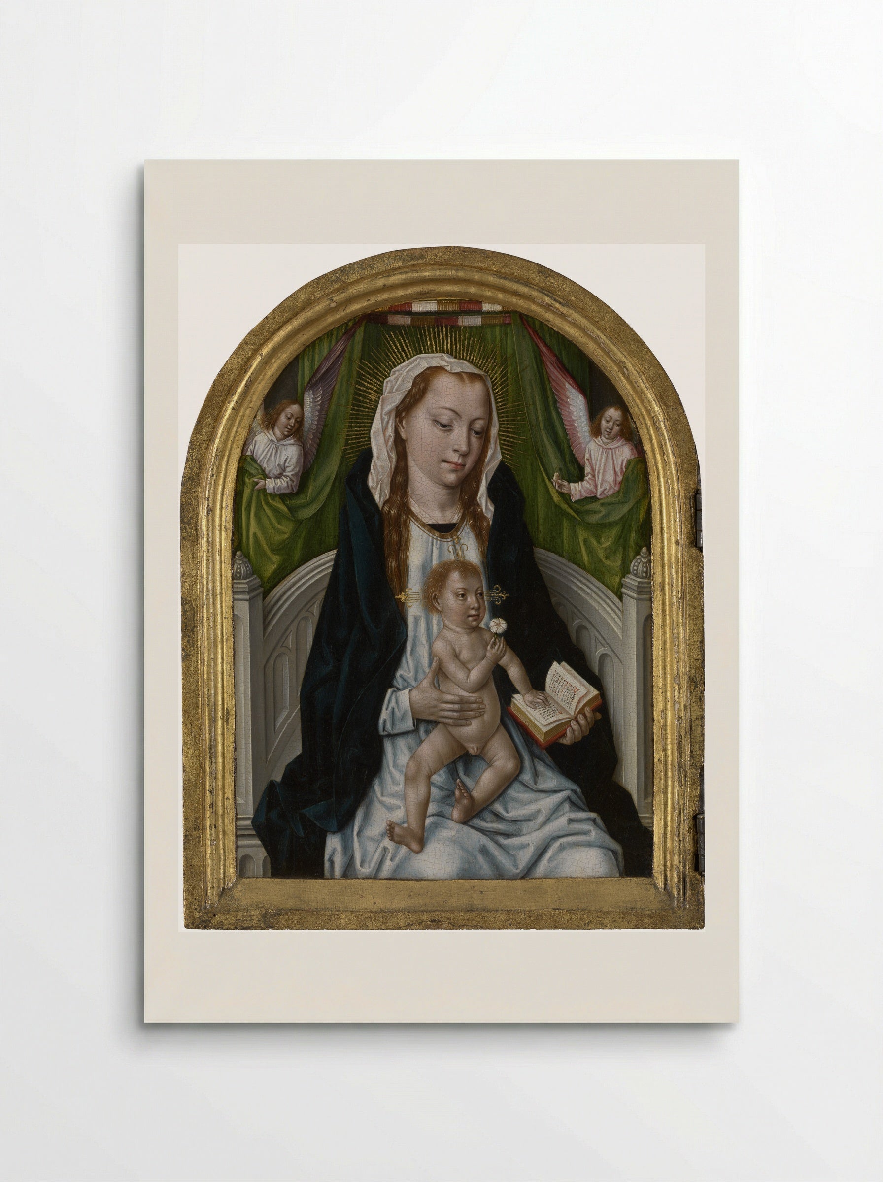 The Virgin and Child with Angels - Master of the Saint Ursula Legend - Poster