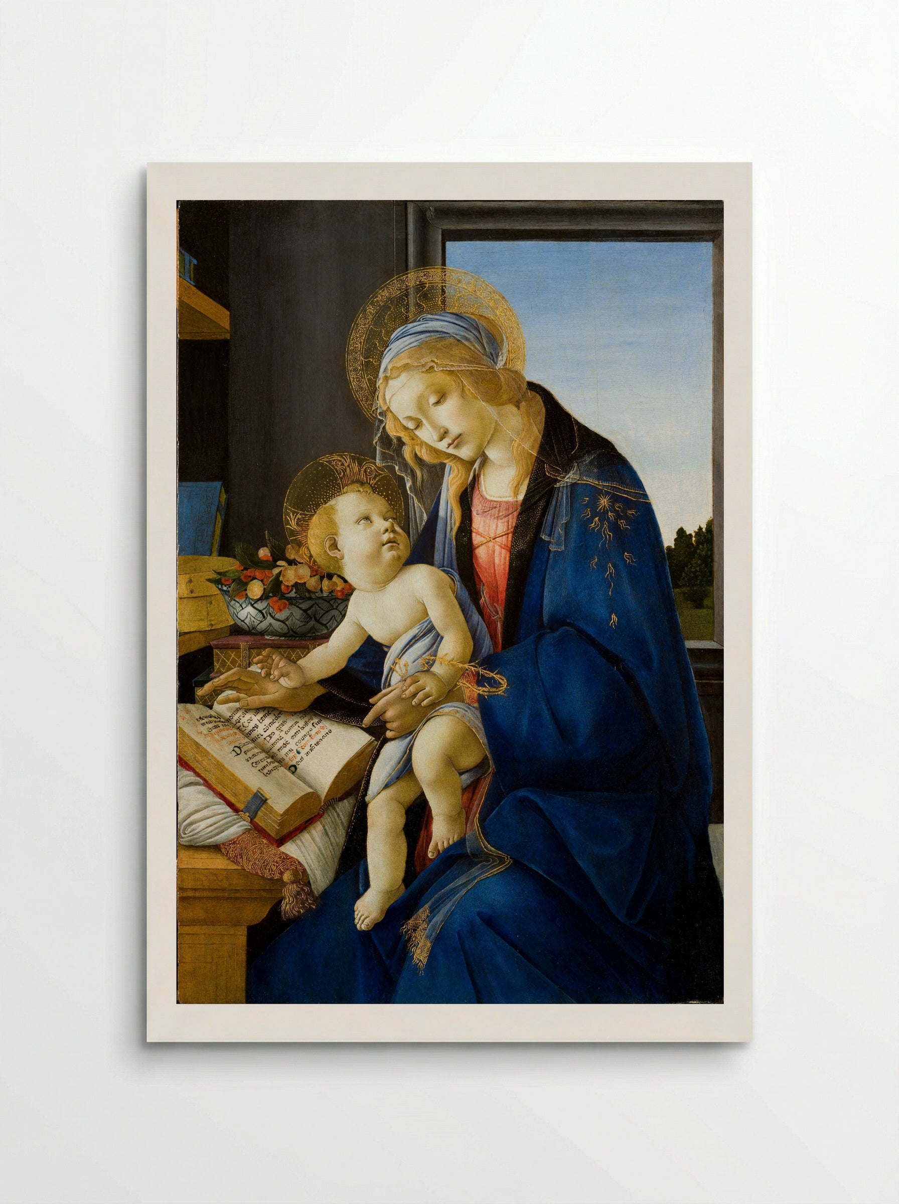 The Virgin and Child with a Book - Sandro Botticelli - Poster