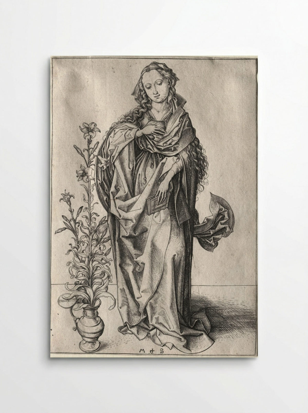The Virgin of the Annunciation - Martin Schongauer - Poster
