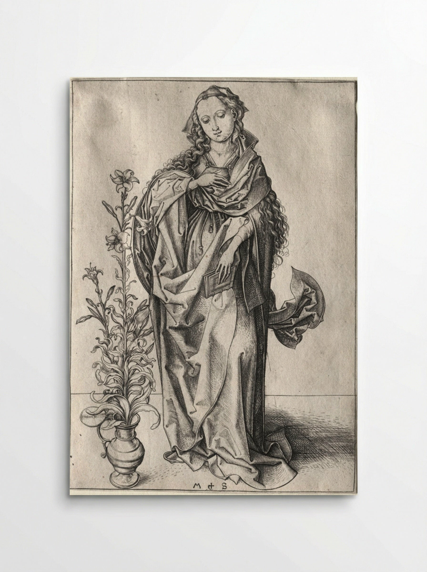 The Virgin of the Annunciation - Martin Schongauer - Poster