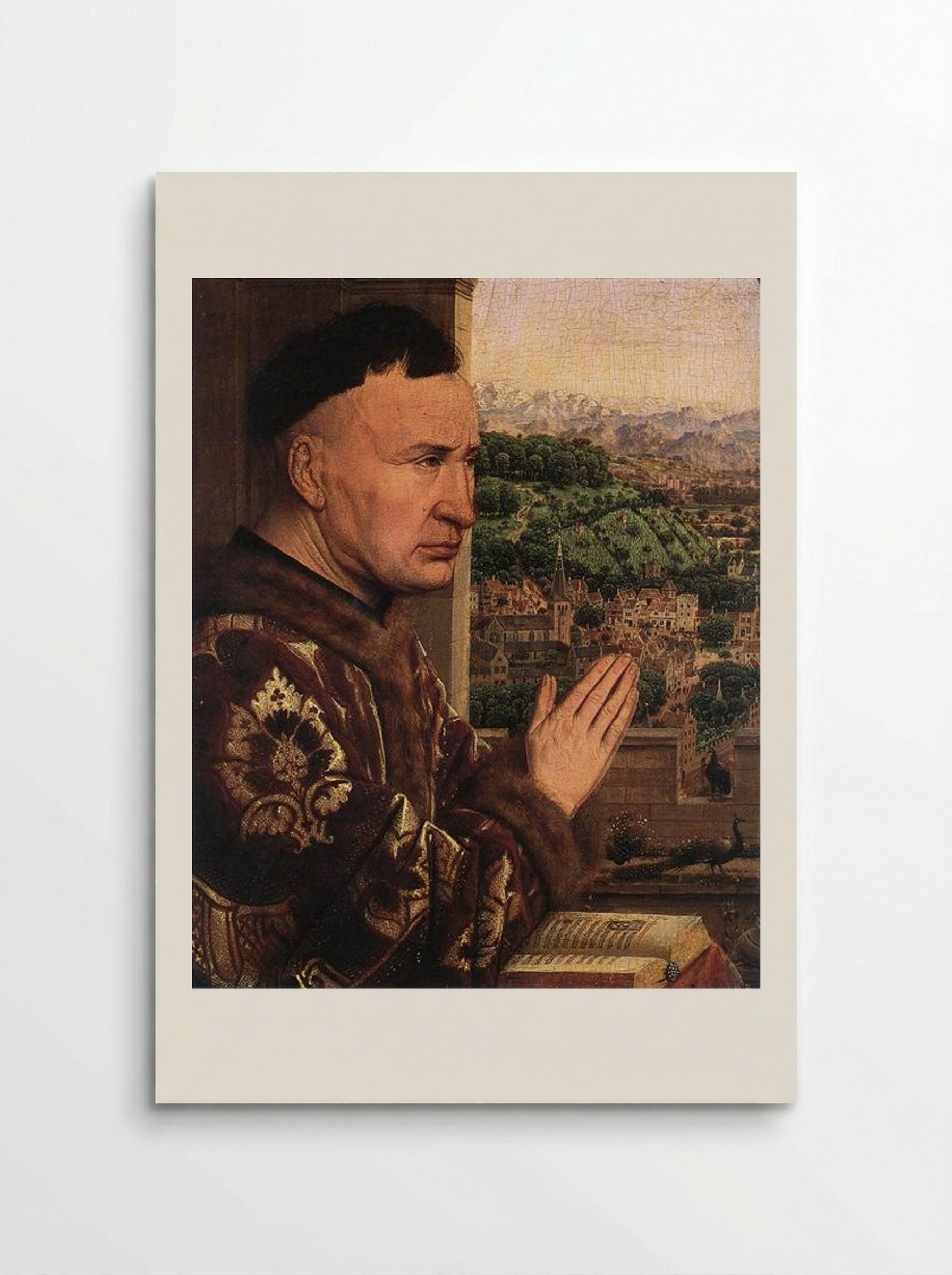 The Virgin of the Chancellor Rolin - Jan van Eyck - Poster