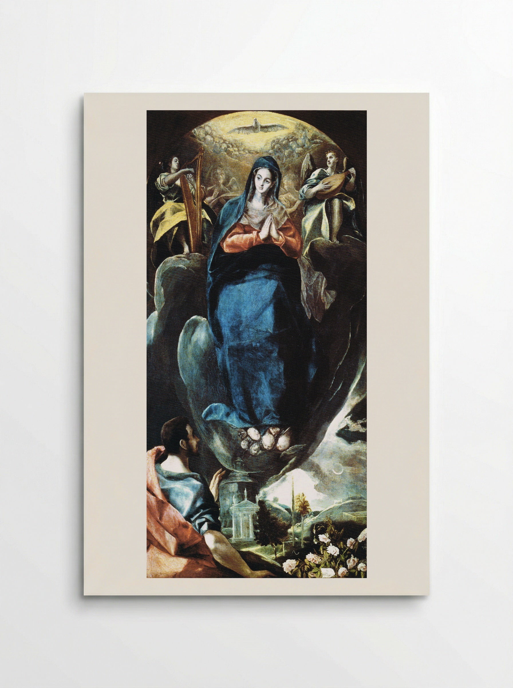 The Virgin of the Immaculate Conception and St. John - El Greco - Poster