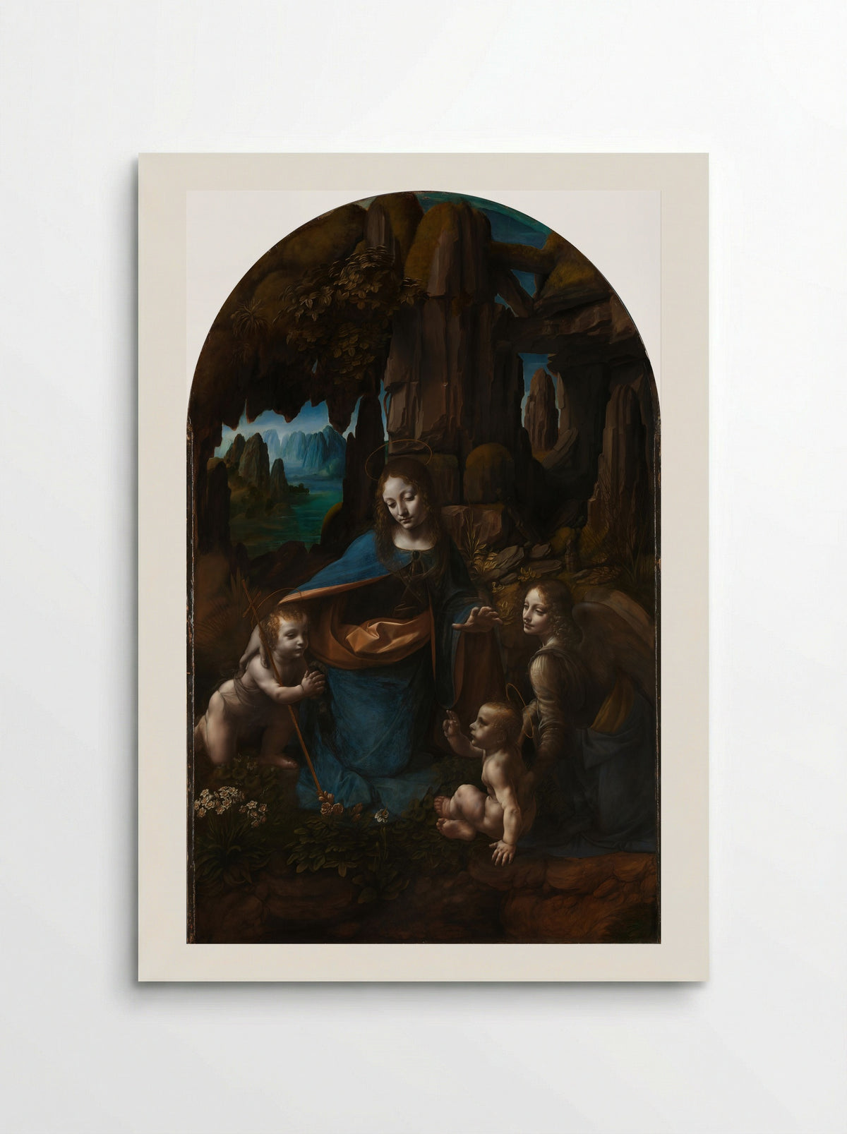 The Virgin of the Rocks - Leonardo da Vinci - Poster