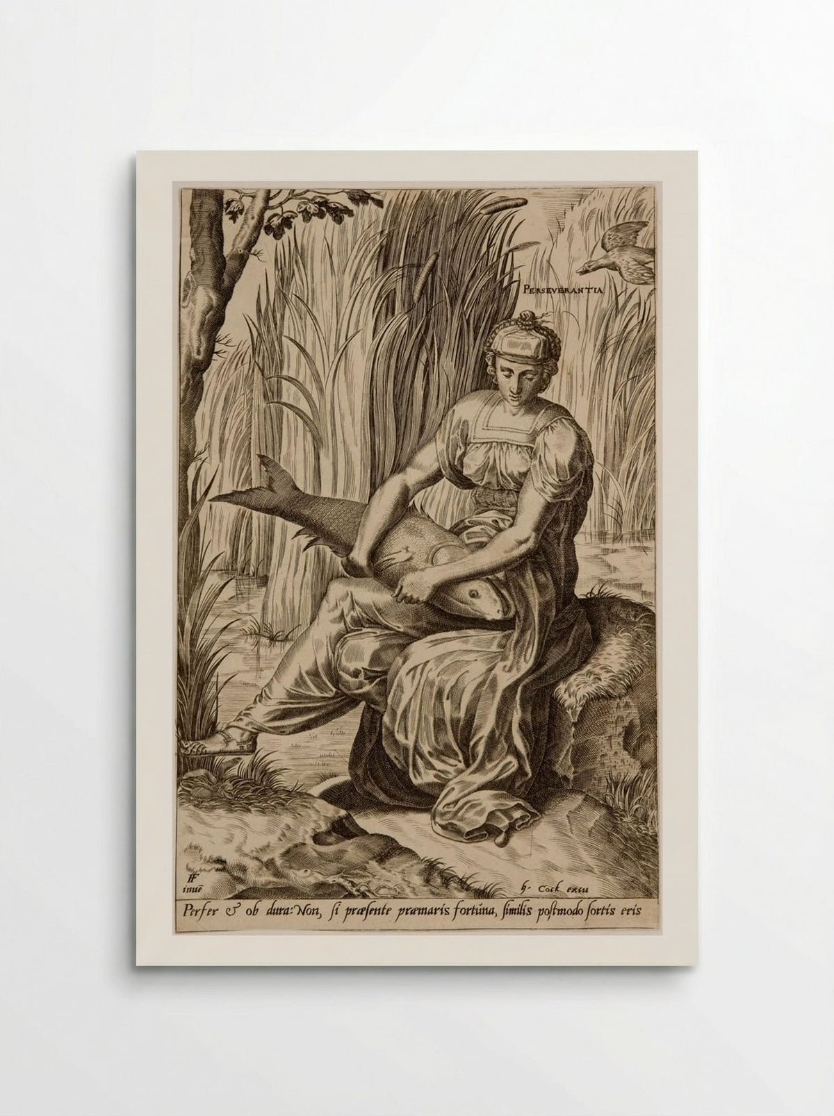 The Virtues: Perseverantia - Cornelis Cort - Poster