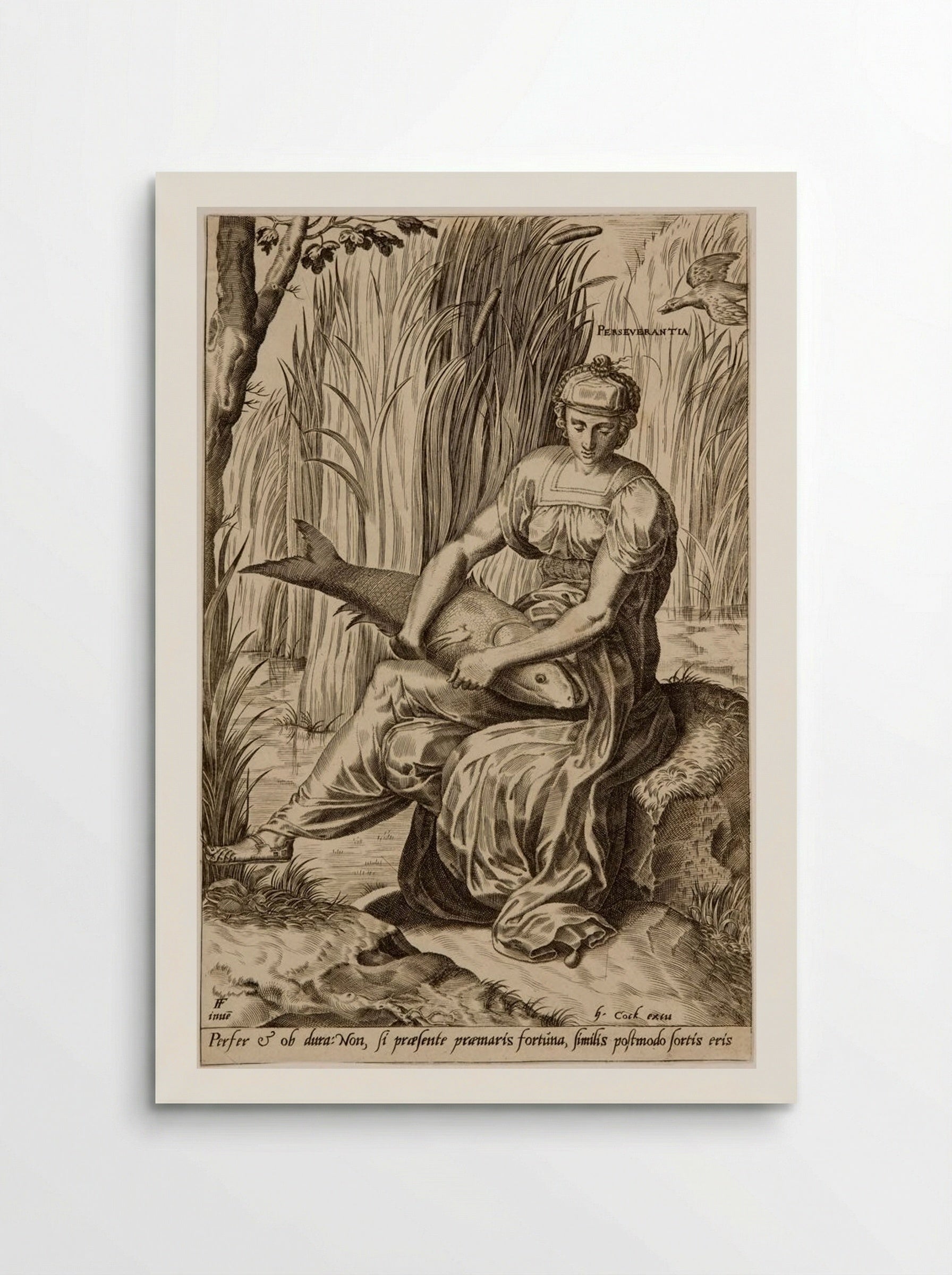 The Virtues: Perseverantia - Cornelis Cort - Poster