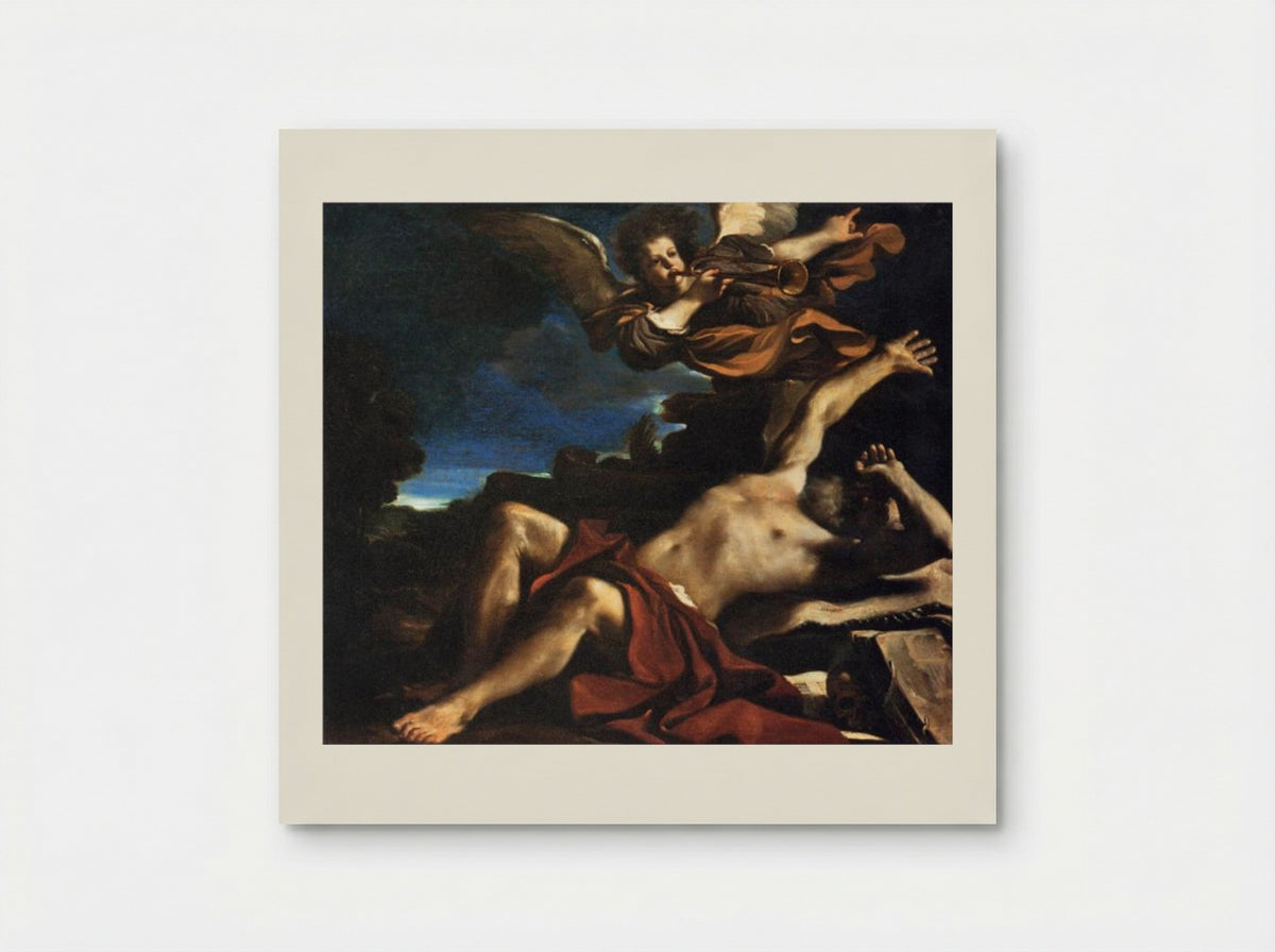 The Vision of St Jerome - Guercino - Poster