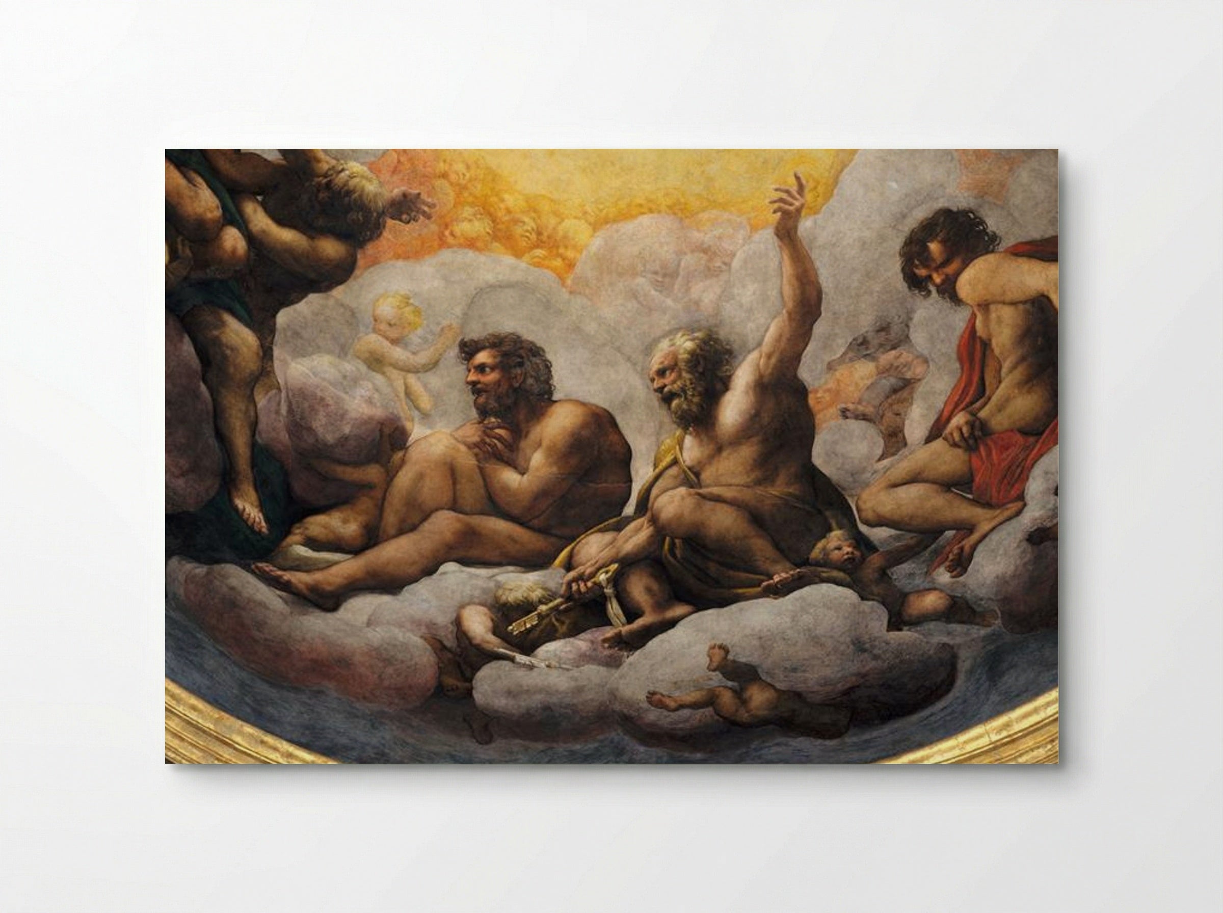 The Vision of St. John on Patmos - Antonio da Correggio - Poster