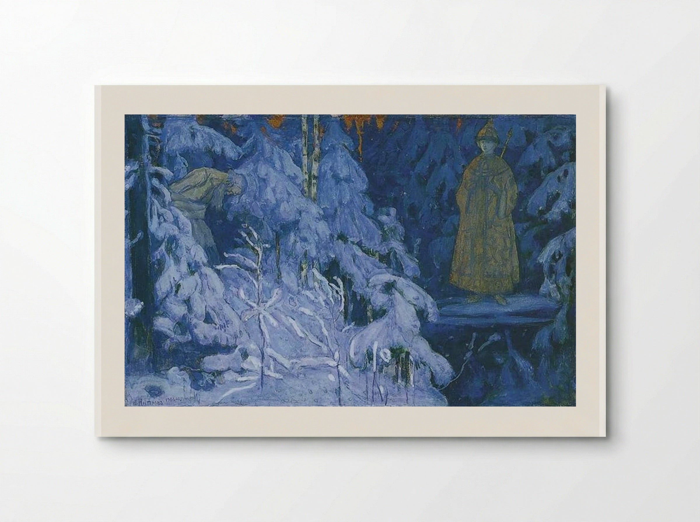 The Vision to Ivan Susanin - Mikhail Nesterov - Poster