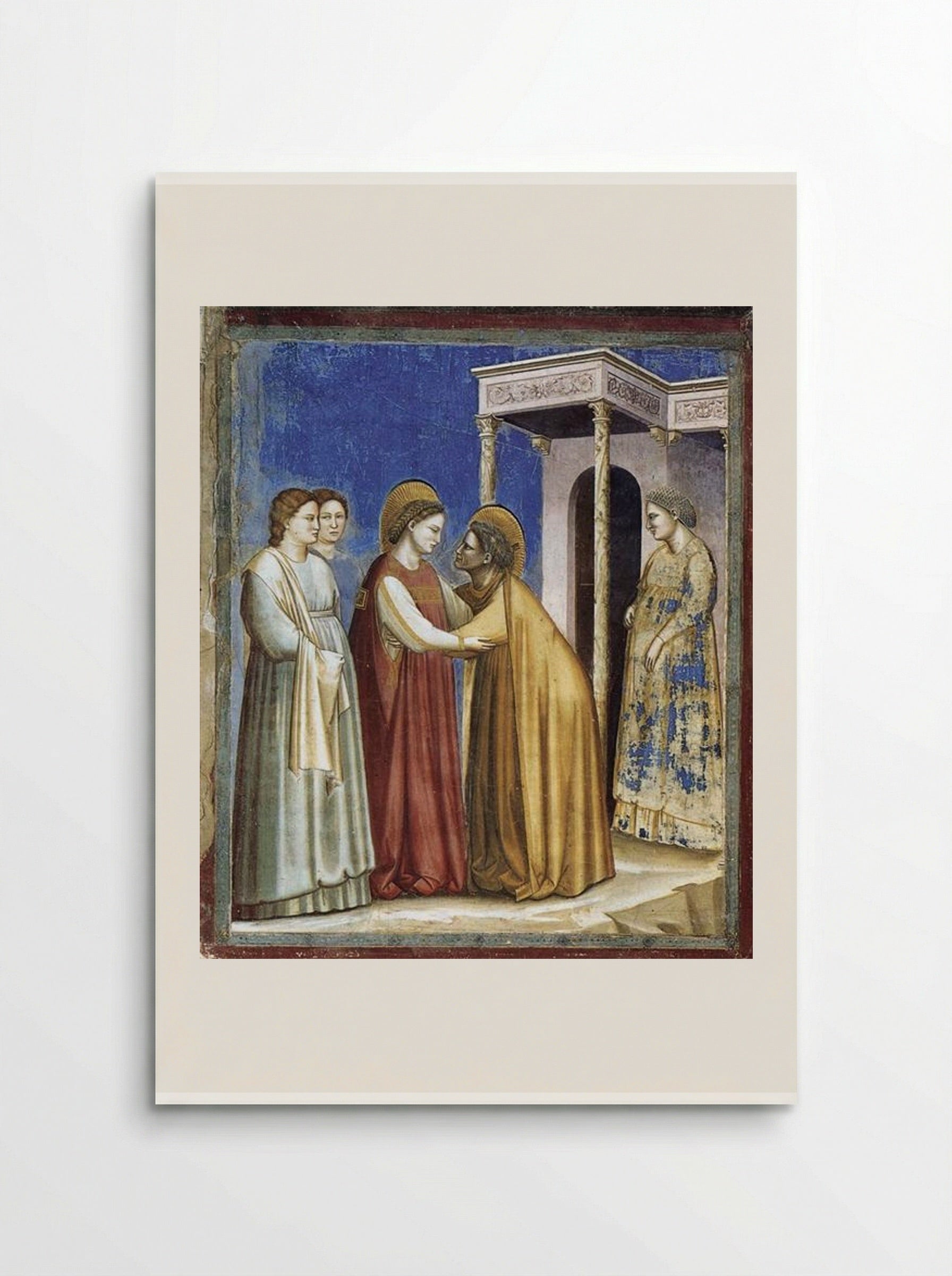 The Visitation - Giotto di Bondone - Poster