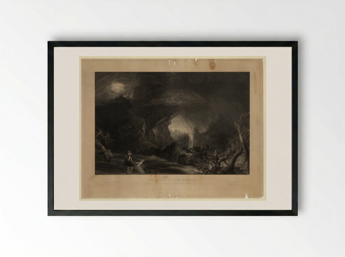 The Voyage of Life: Manhood - James Smillie - Framed Print Black