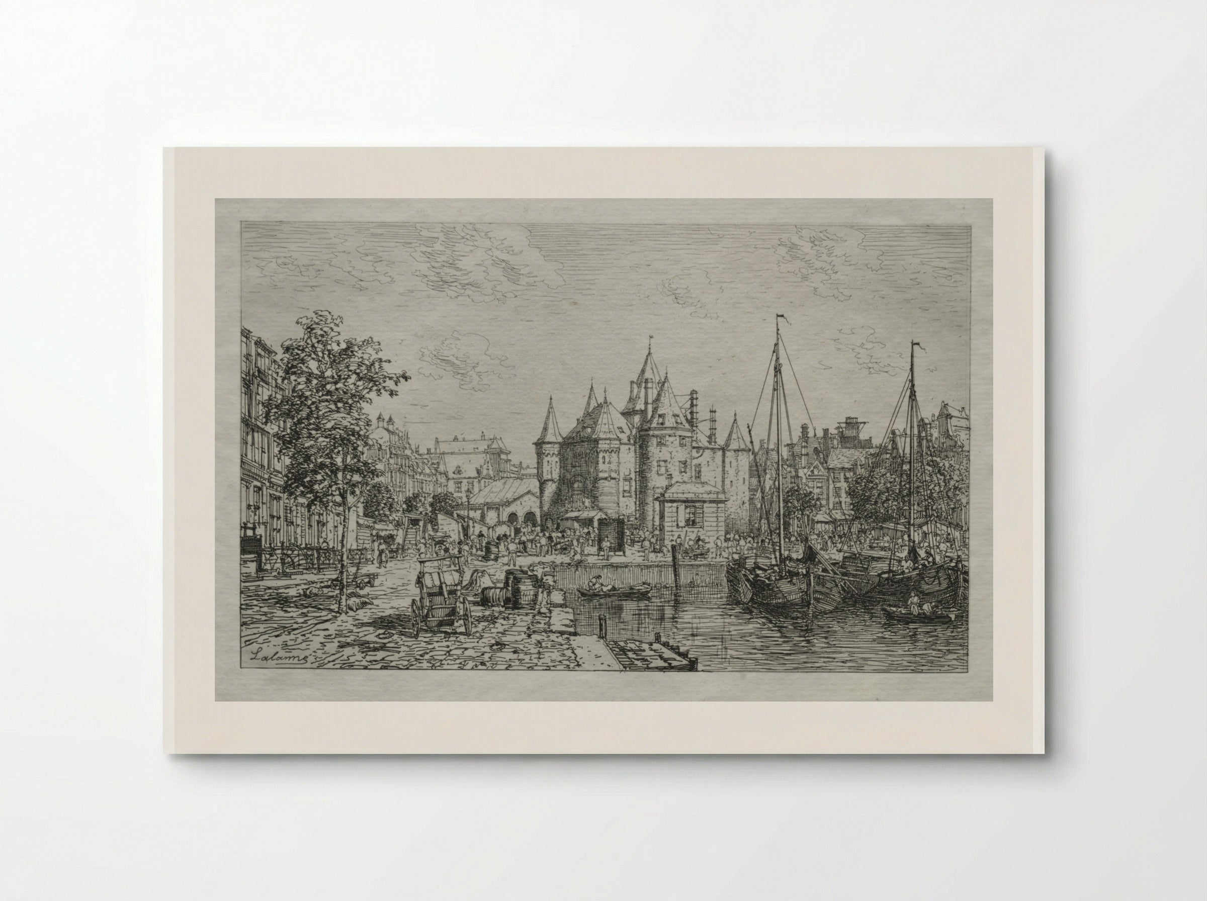 The Wagg-Poids of the City of Amsterdam - Maxime Lalanne - Poster