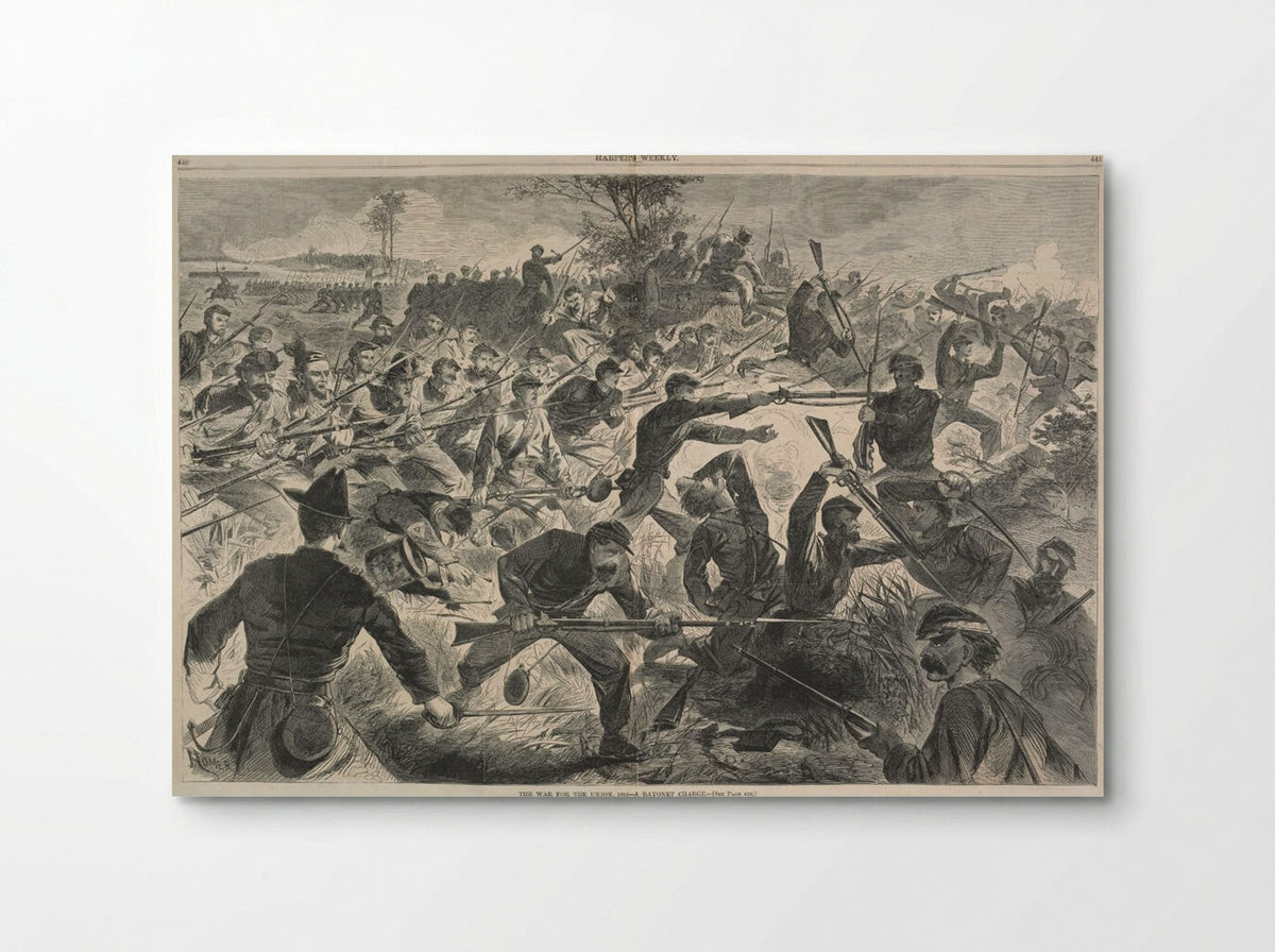 The War for the Union, 1862 - A Bayonet Charge - Winslow Homer - Poster