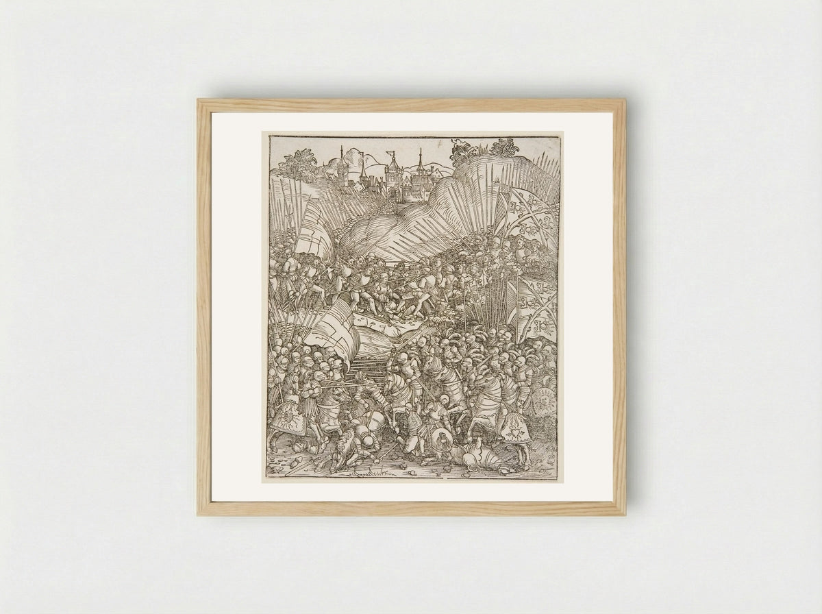 The War with Liège - Wolf Traut - Framed Print Wood