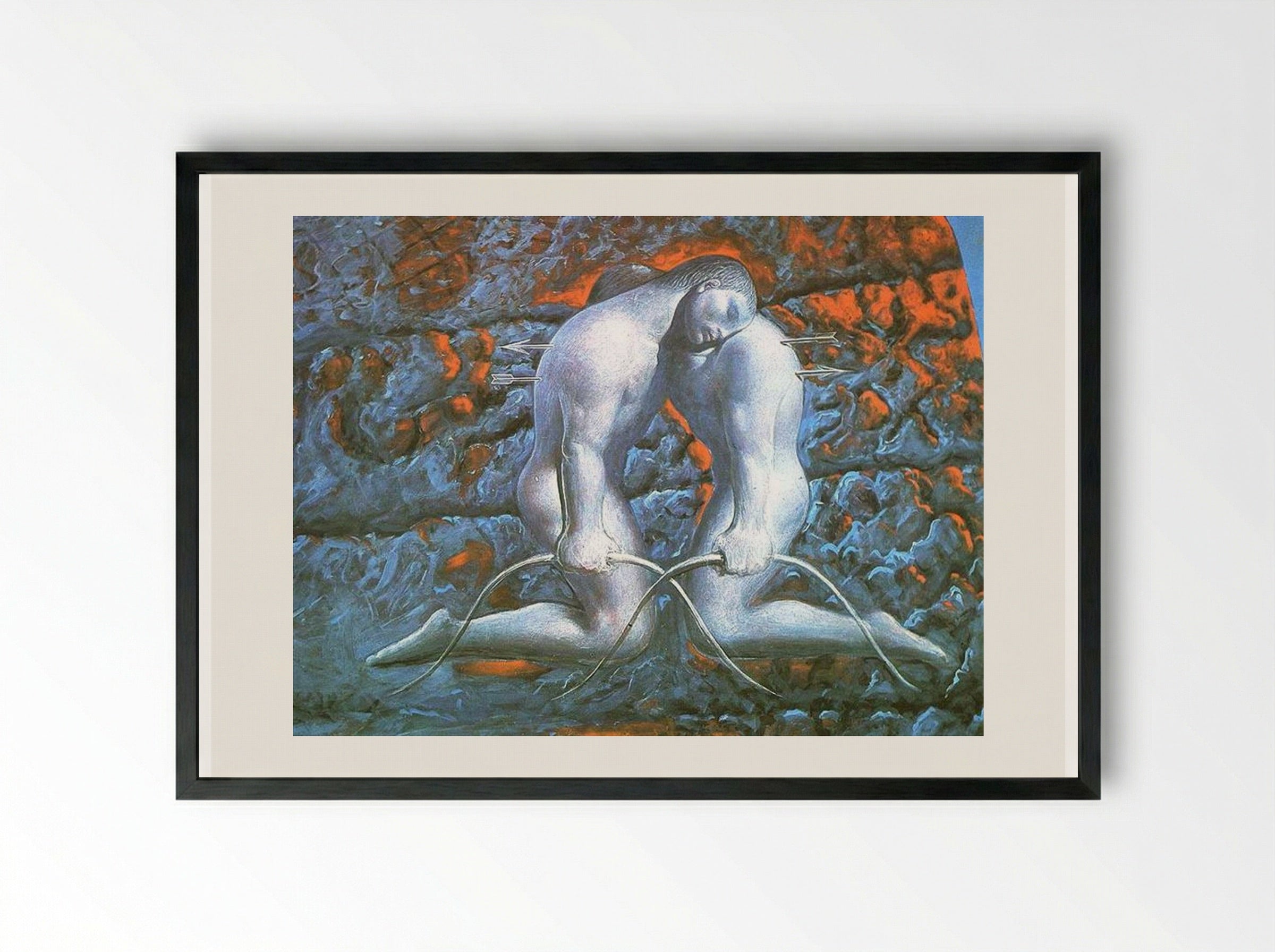 The Warriors - Sabin Balasa - Framed Print Black