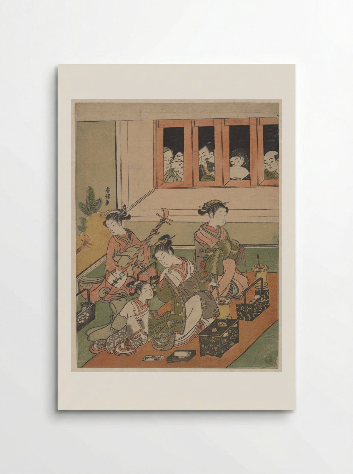 The Watchers and the Watched - Suzuki Harunobu - Poster