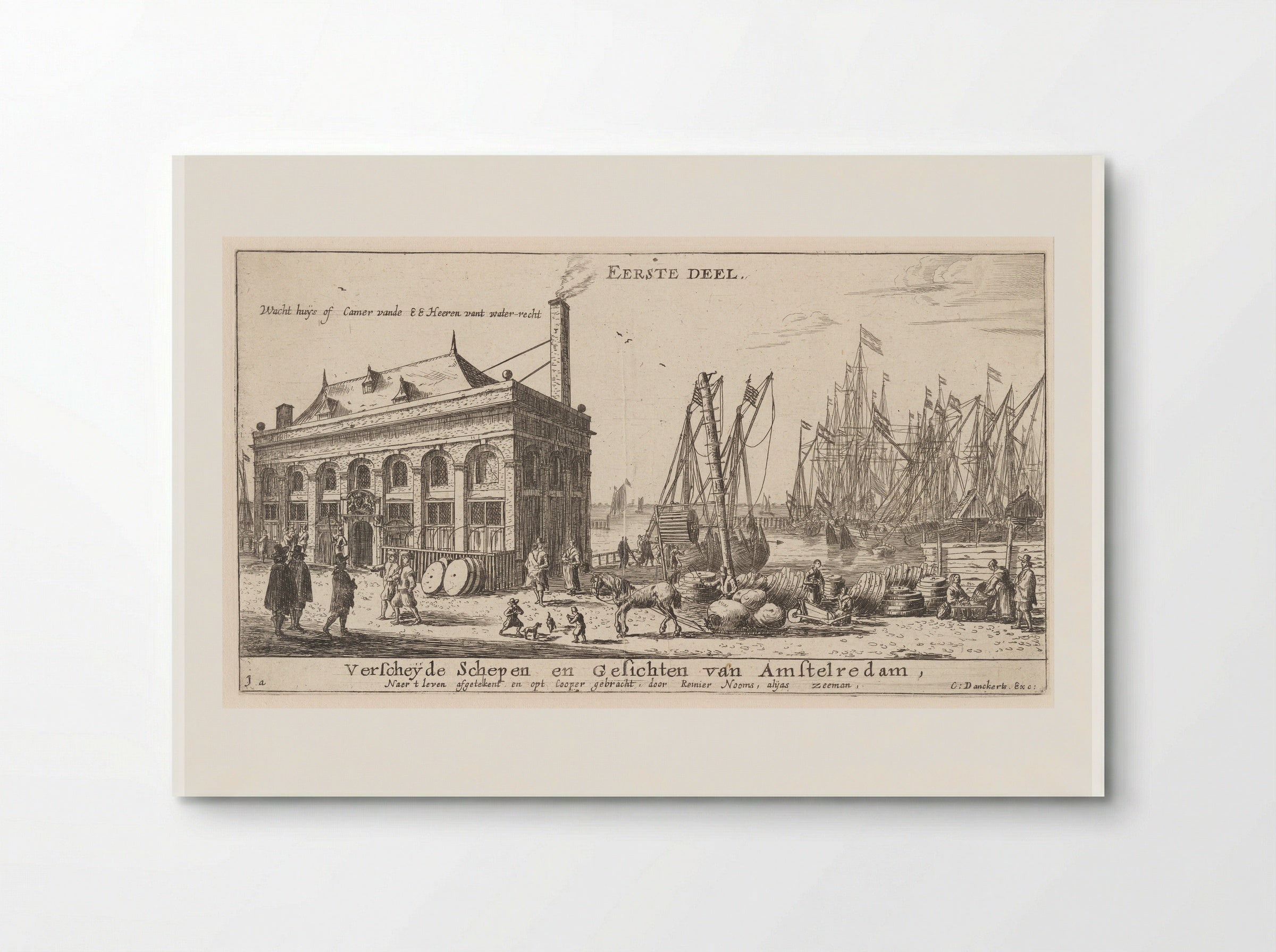 The Water-Right Office, Amsterdam - Reinier Nooms - Poster
