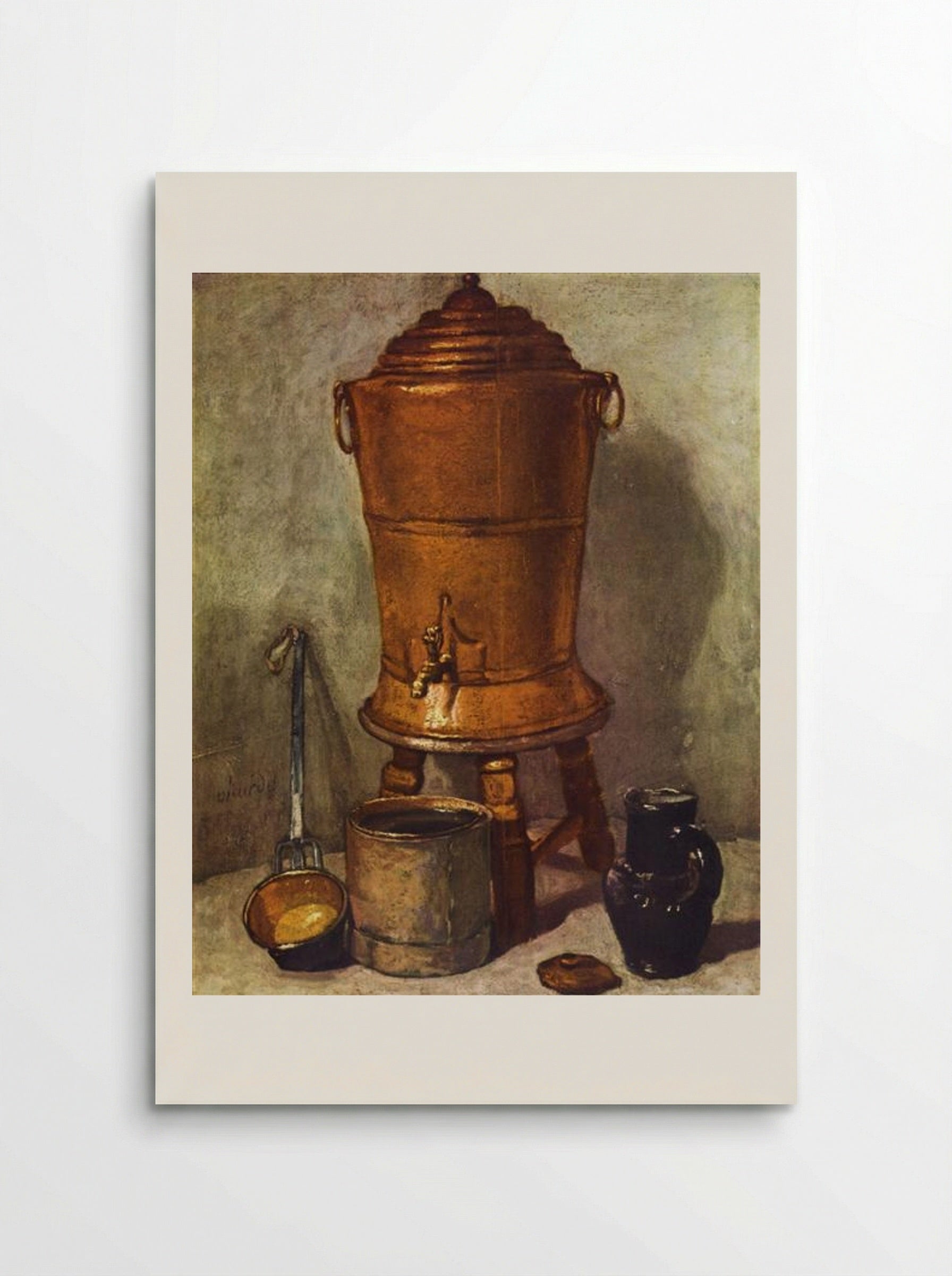 The Water Tank - Jean-Baptiste-Siméon Chardin - Poster