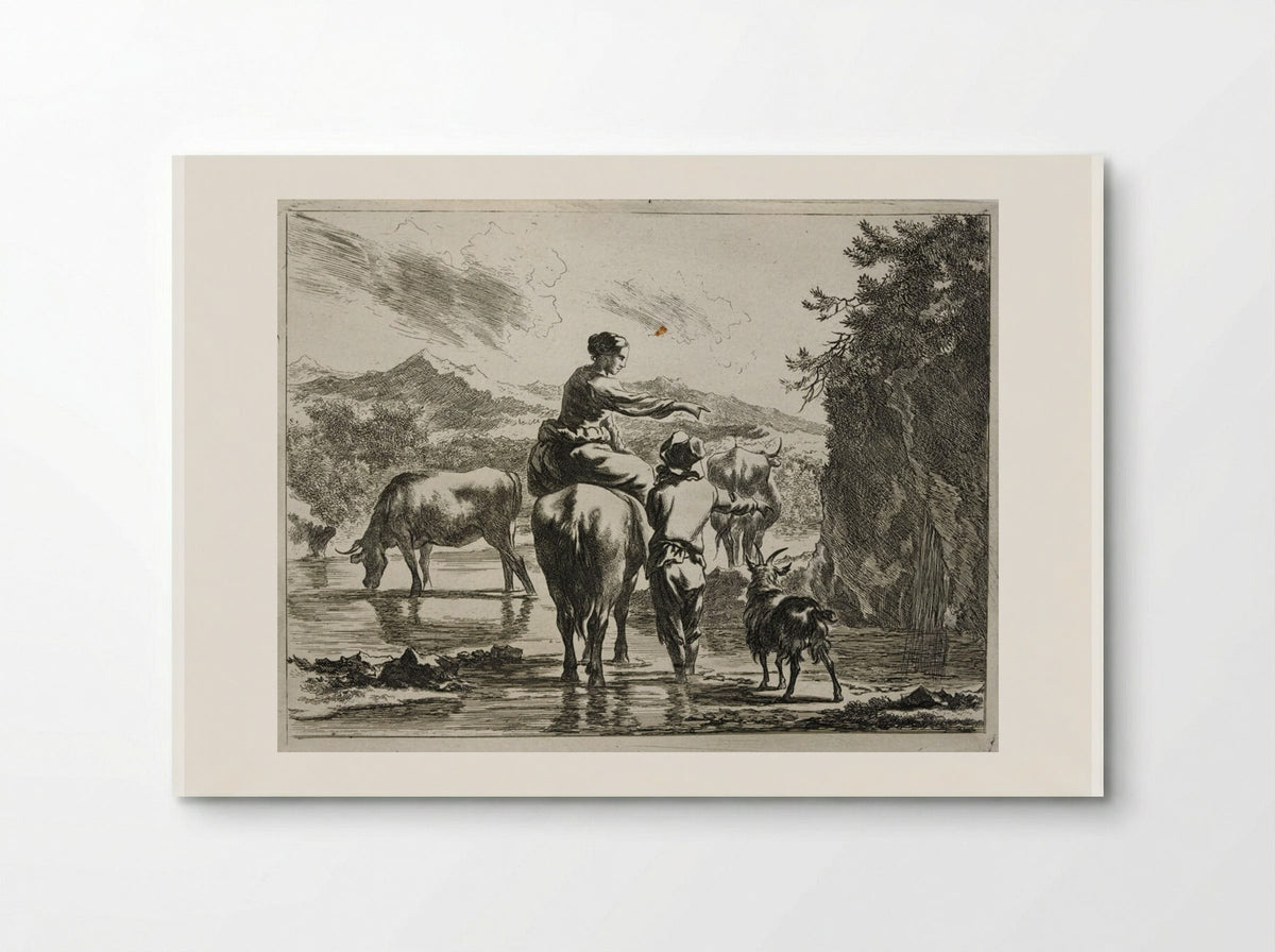 The Waterfall - Johannes Visscher - Poster
